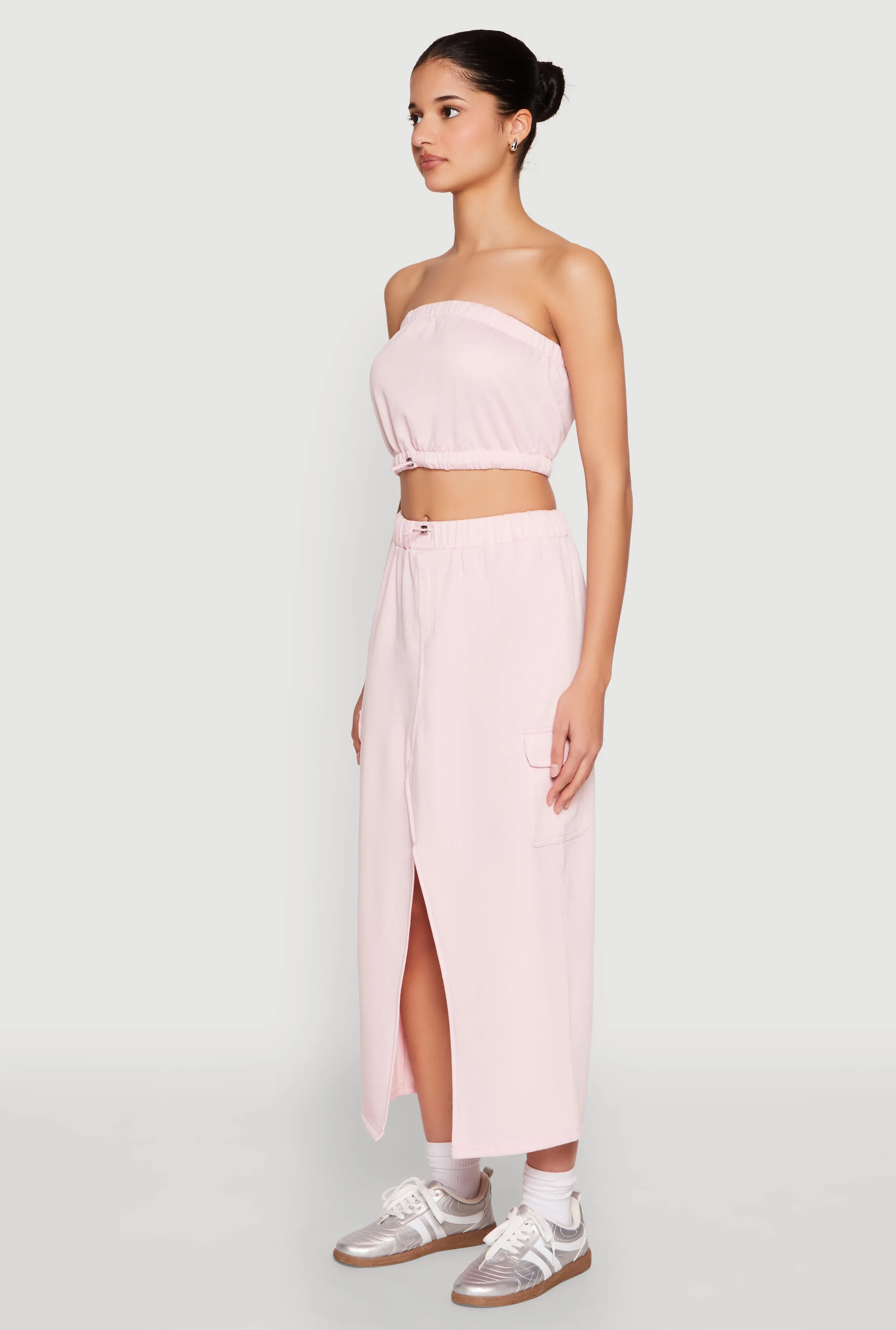 Almost Famous Toggle Drawstring Bandeau Top sold by Rainbow product image thumbnail 5