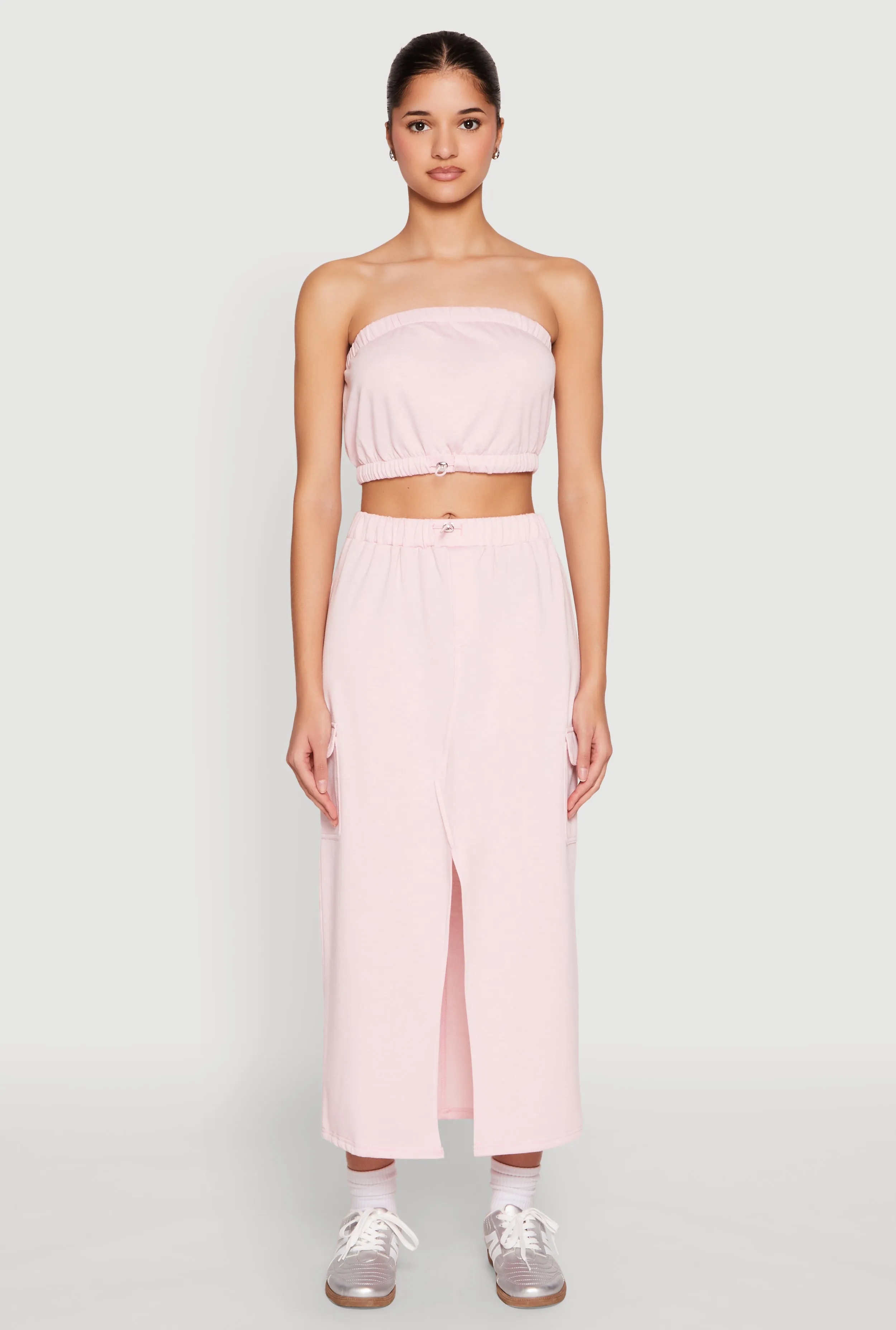 Almost Famous Toggle Drawstring Bandeau Top sold by Rainbow product image thumbnail 2