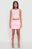 Ruffle Draped Ruched Crop Top sold by Rainbow