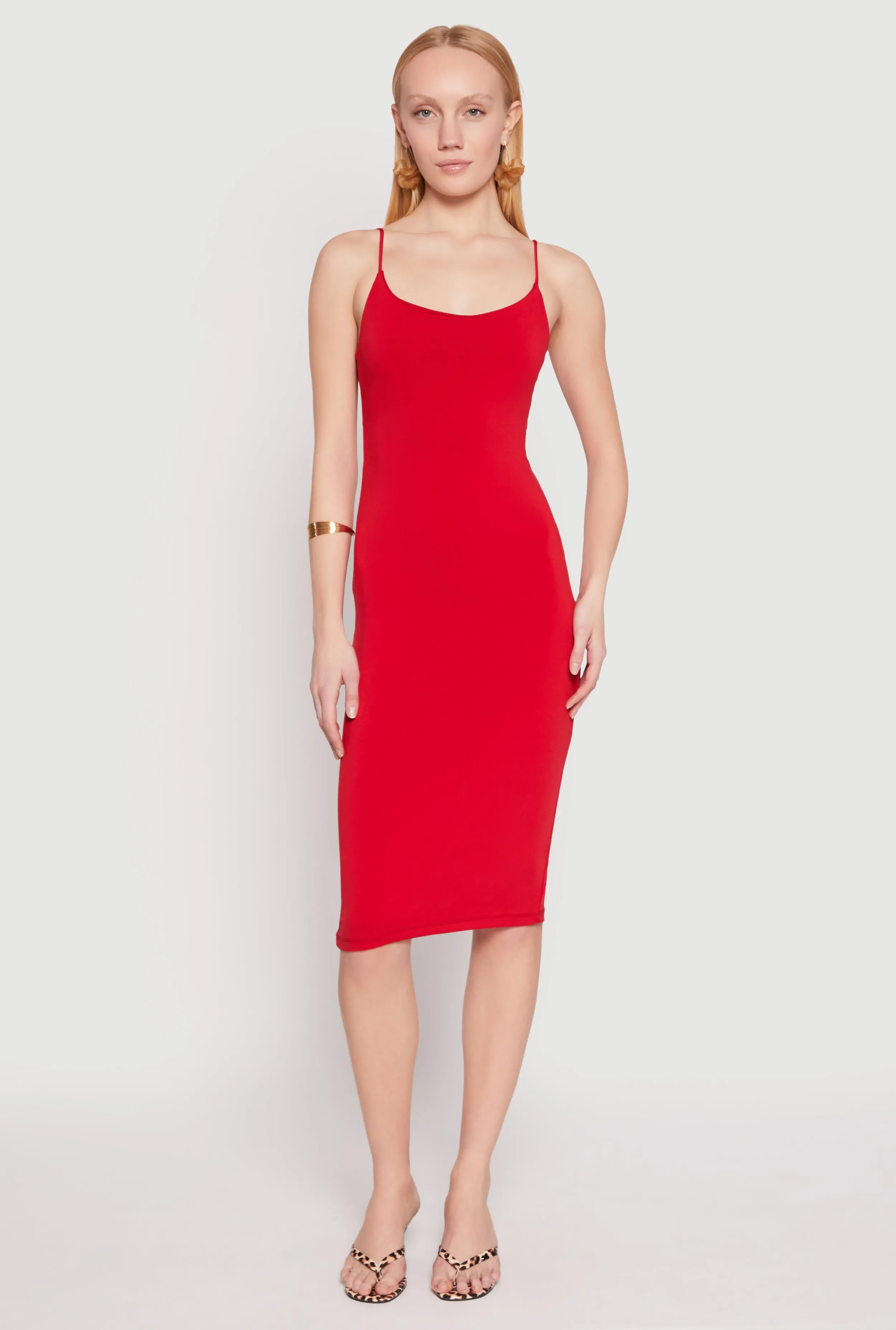 Tie Back Bodycon Midi Dress sold by Rainbow product image thumbnail 2