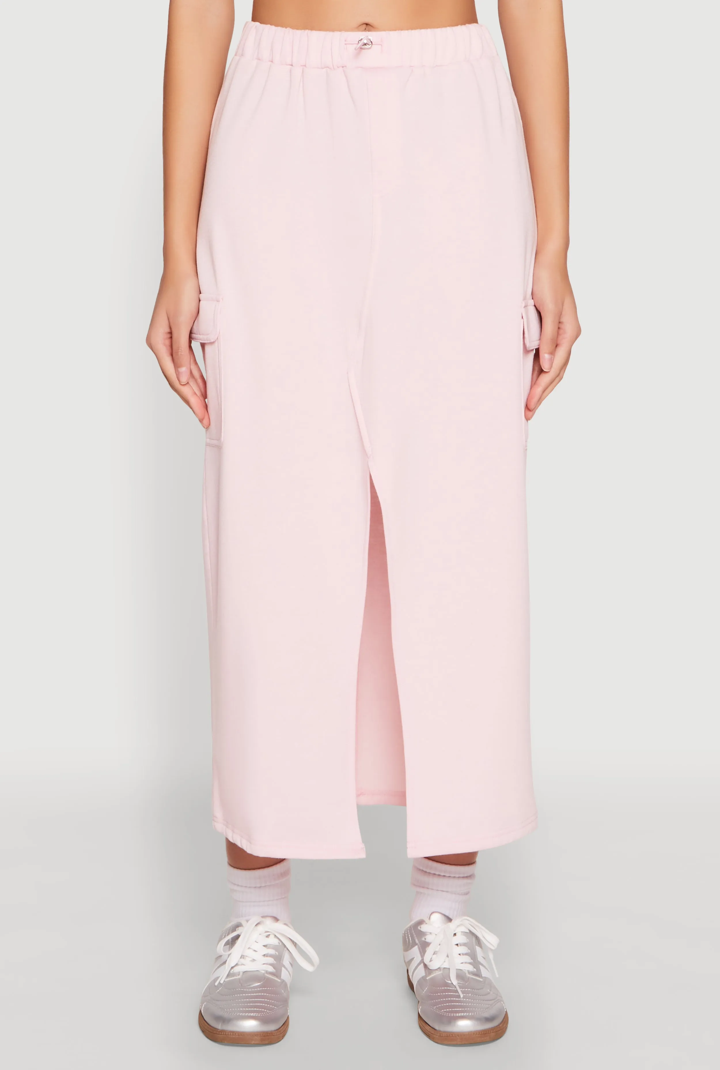 Almost Famous Fleece Slit Front Cargo Skirt sold by Rainbow product image thumbnail 3
