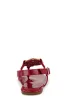 Geometric Pendant Ankle Strap Thong Sandals sold by Rainbow