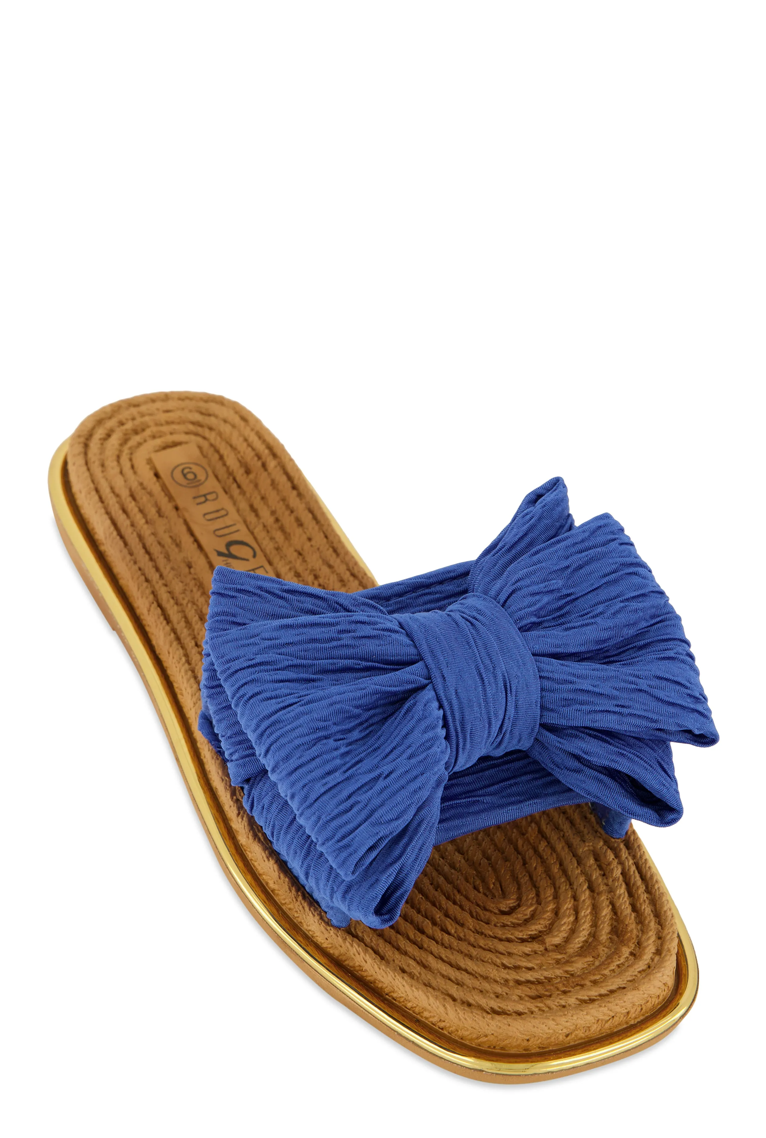 Bow Espadrille Slide Sandals sold by Rainbow