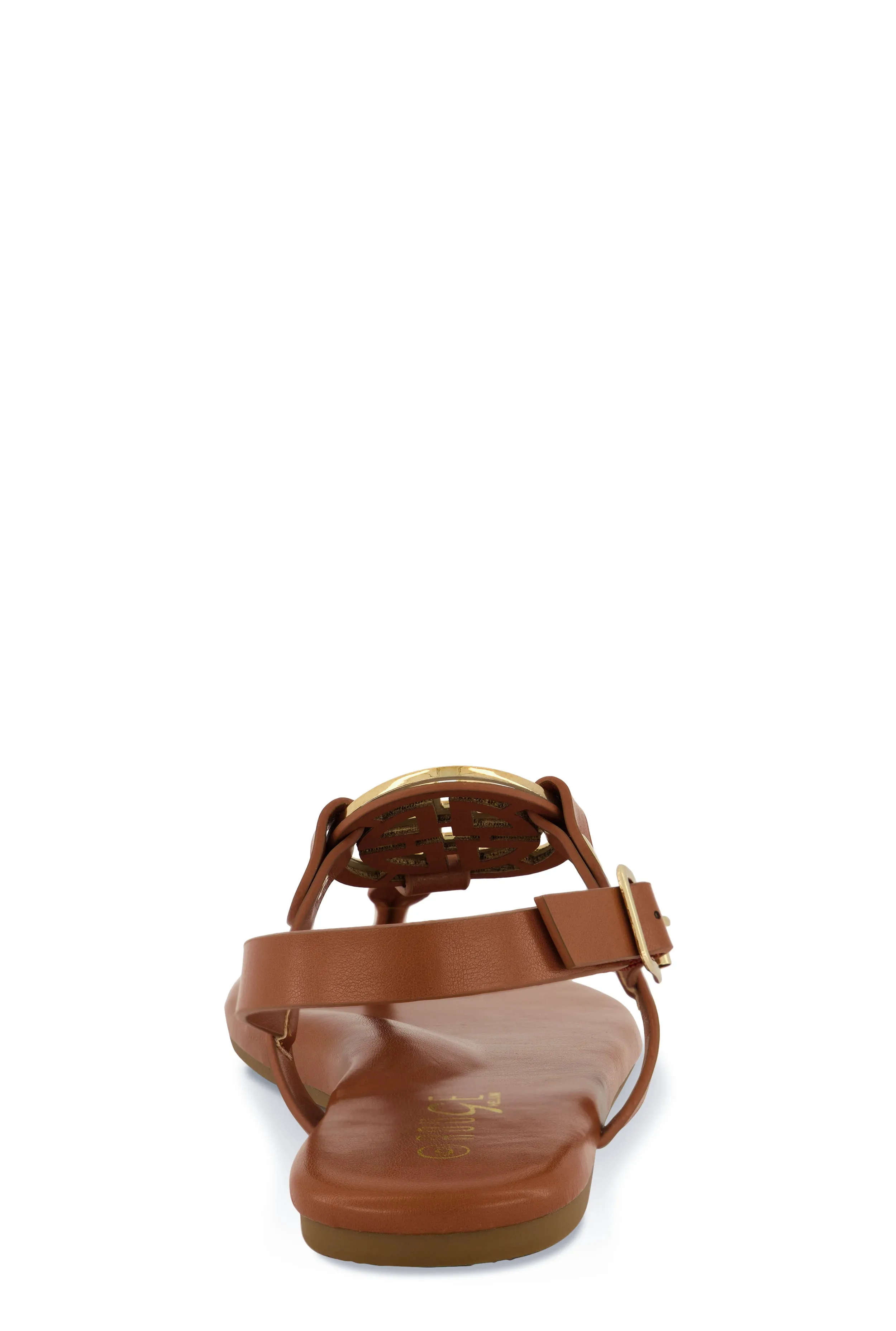 Geometric Pendant Ankle Strap Thong Sandals sold by Rainbow product image thumbnail 3