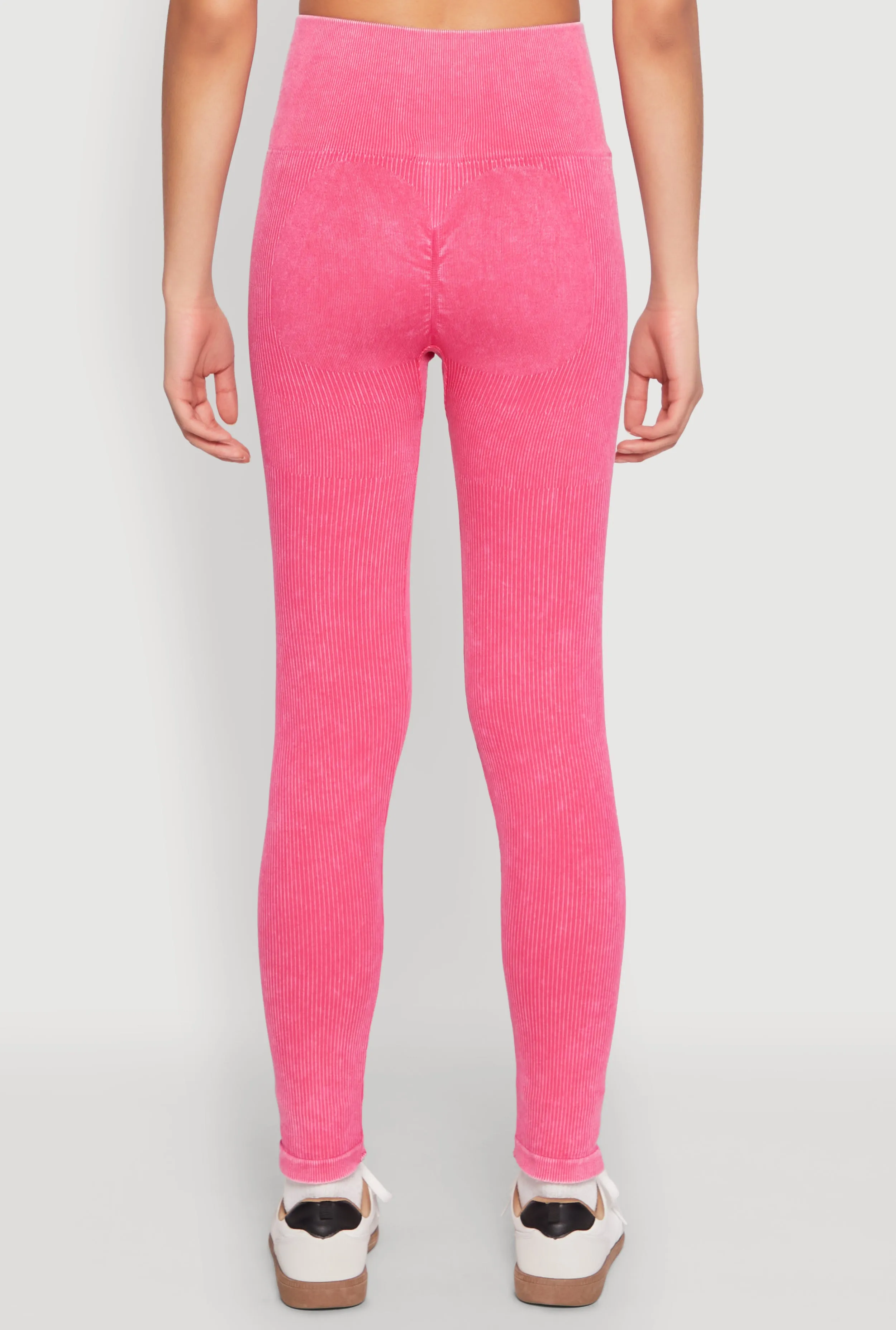 Daisy Ribbed Knit High Waist Leggings sold by Rainbow product image thumbnail 5