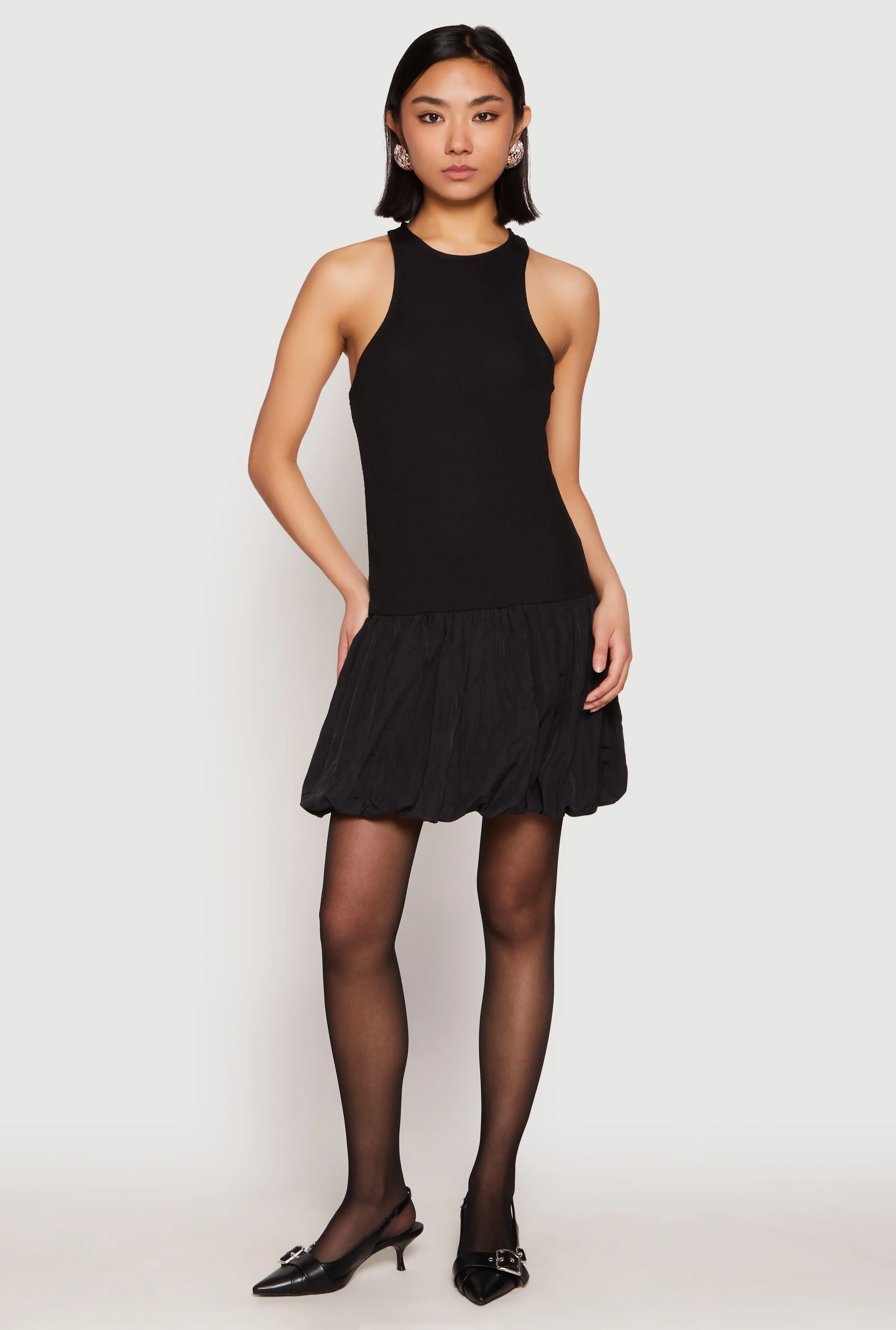 Almost Famous Racerback Tank Bubble Hem Dress sold by Rainbow product image thumbnail 2