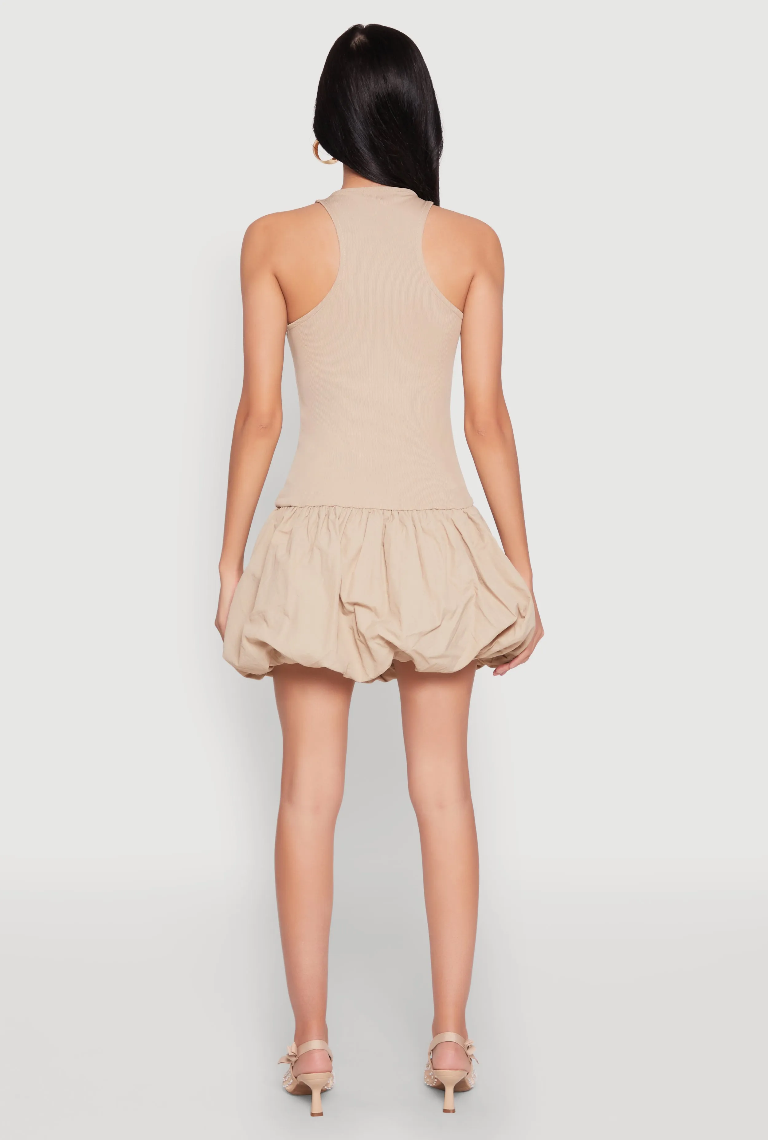 Almost Famous Racerback Tank Bubble Hem Dress sold by Rainbow product image thumbnail 5