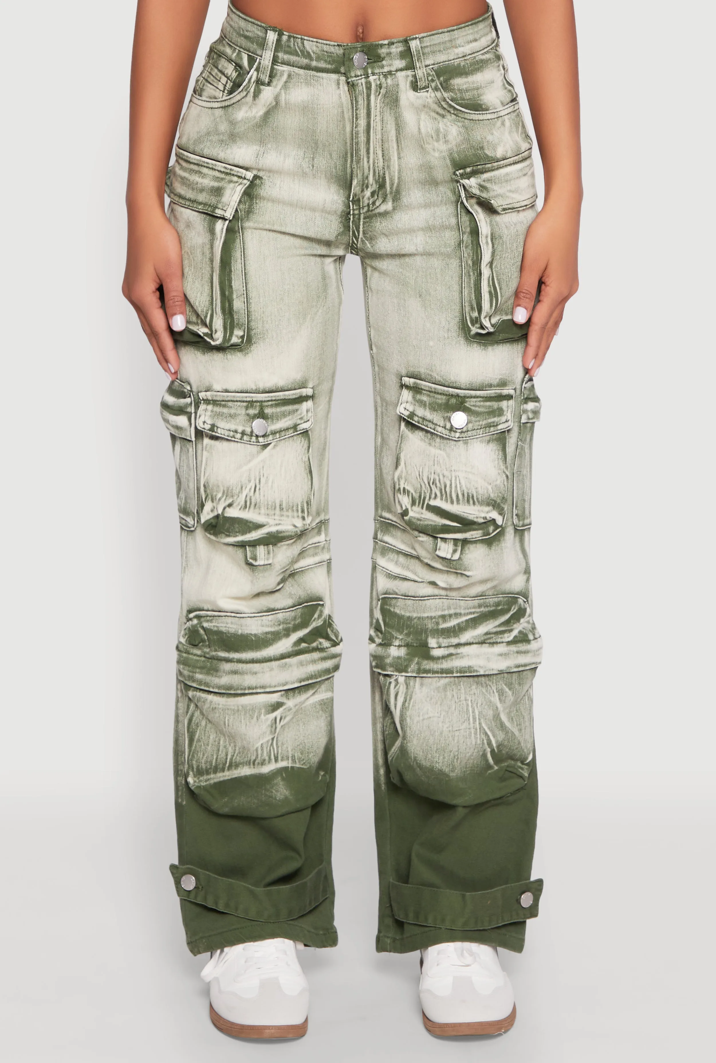 Daisy Mineral Wash Multi Pocket Cargo Jeans sold by Rainbow product image thumbnail 5