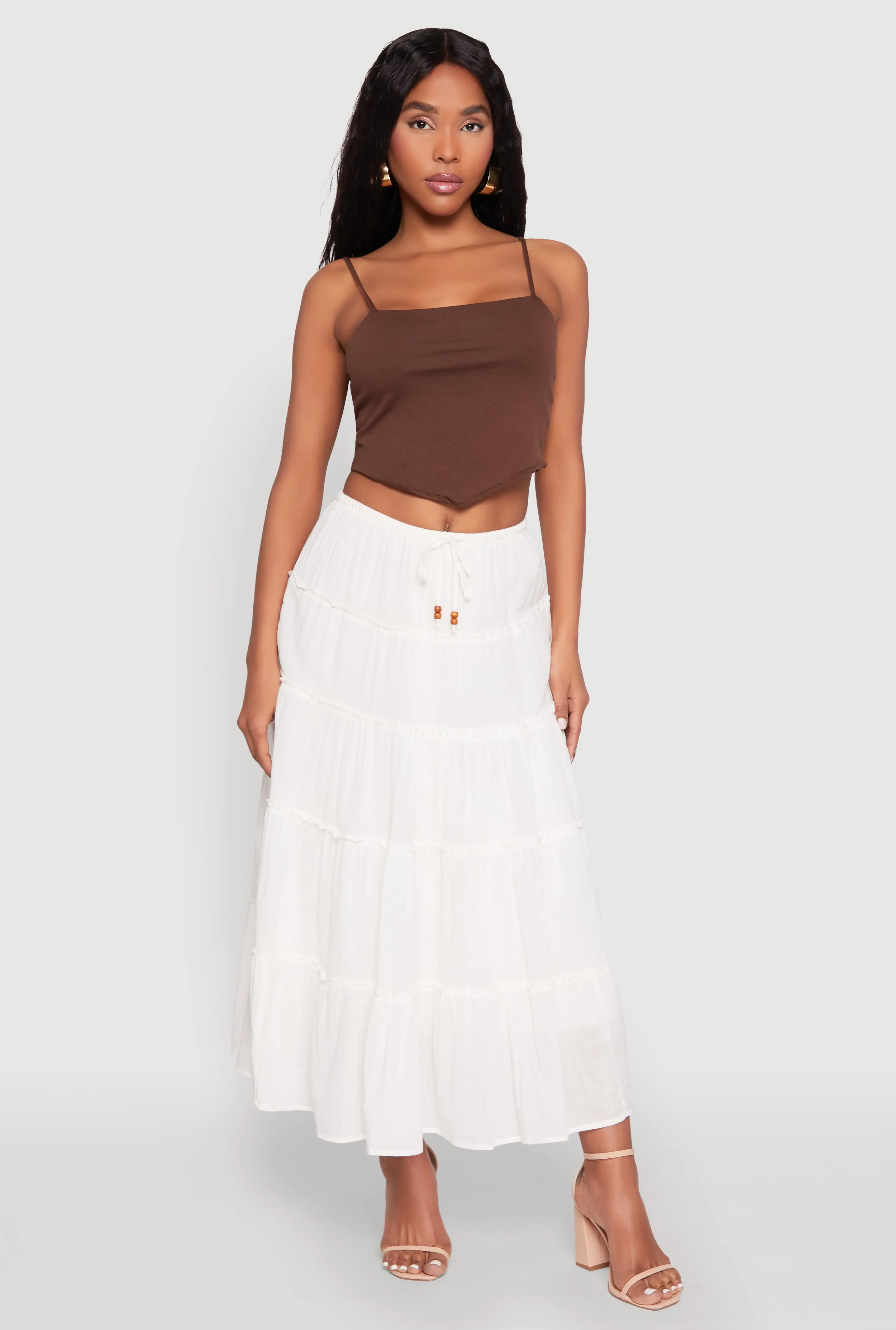 Almost Famous Tiered Skirt sold by Rainbow product image thumbnail 2
