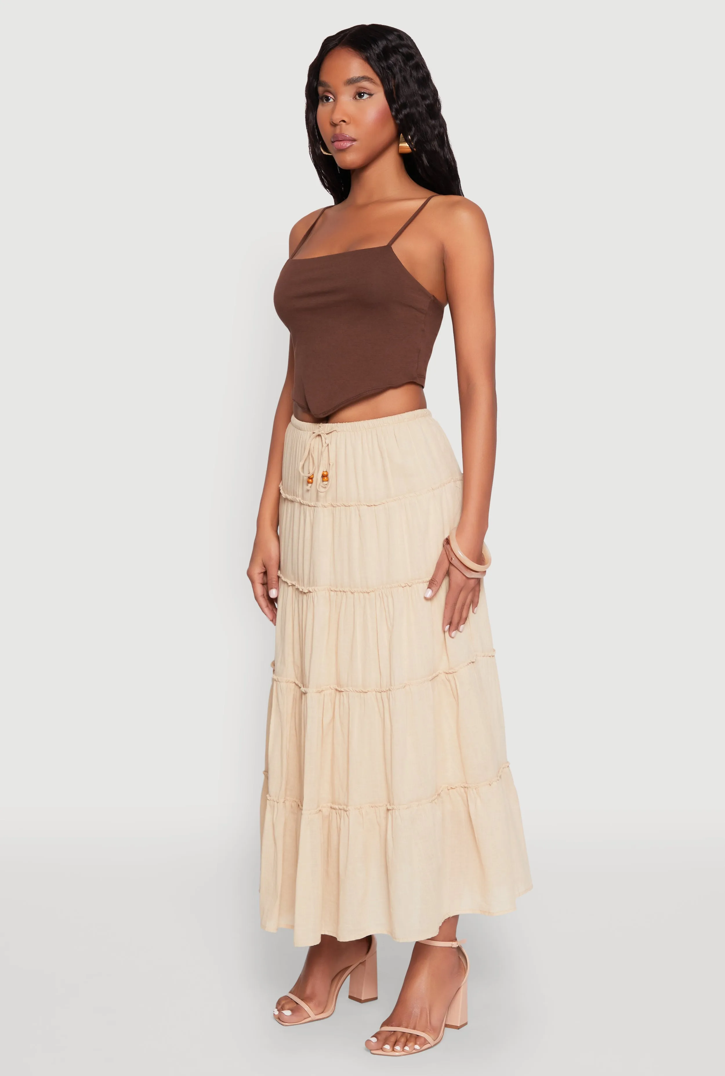 Almost Famous Tiered Skirt sold by Rainbow product image thumbnail 3