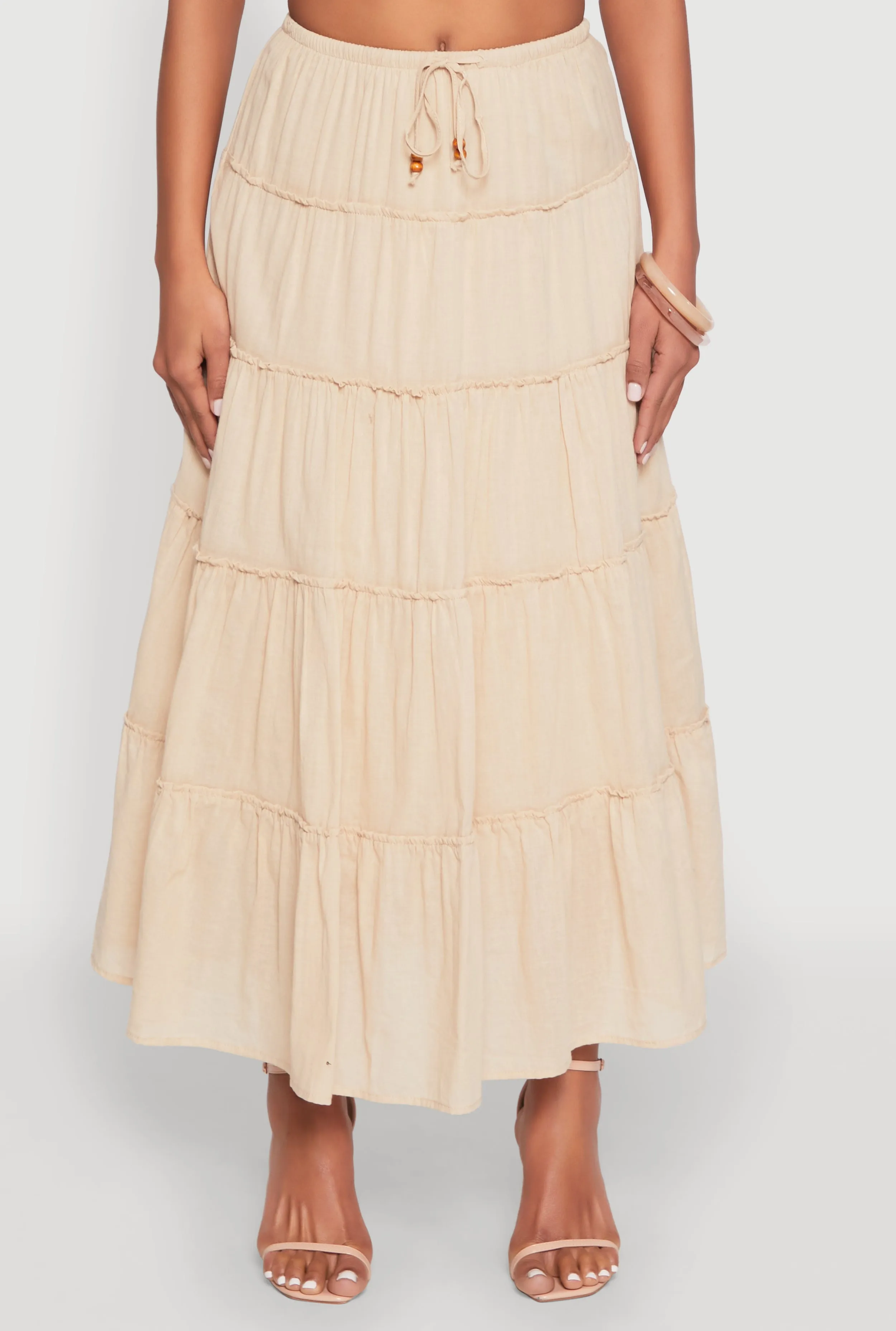 Almost Famous Tiered Skirt sold by Rainbow product image thumbnail 5