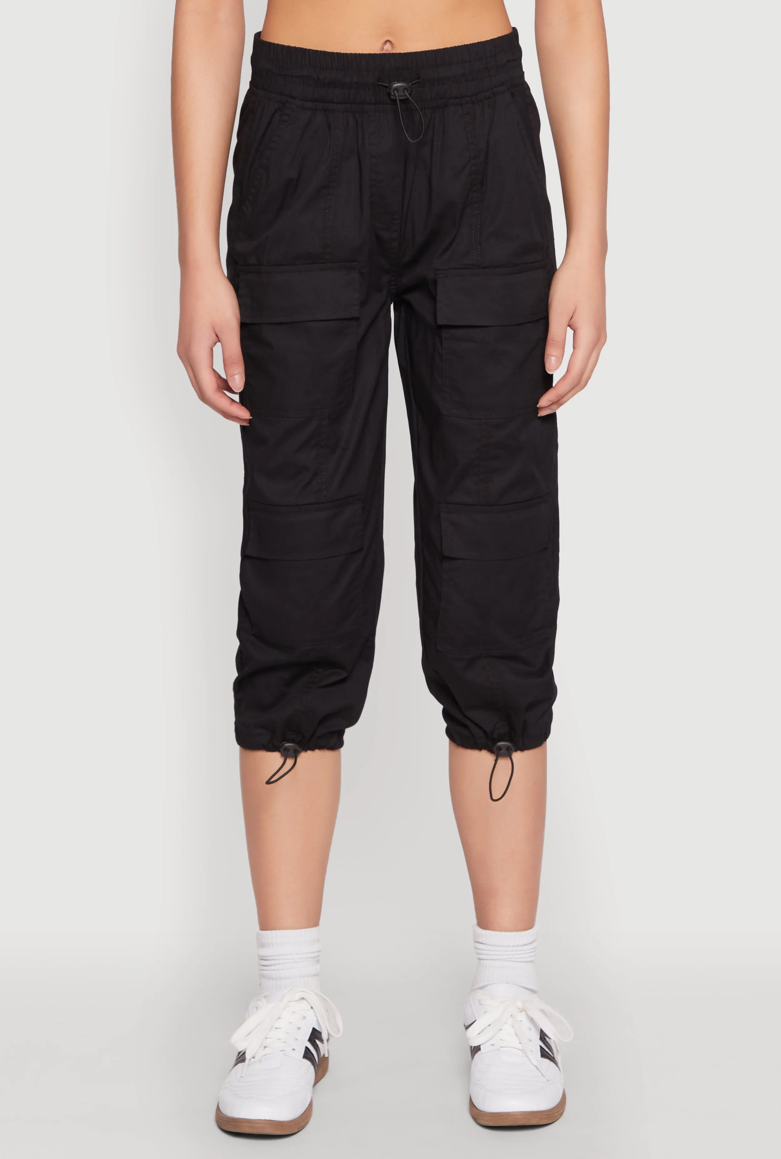 Toggle Drawstring Hem Cargo Capris sold by Rainbow product image thumbnail 5