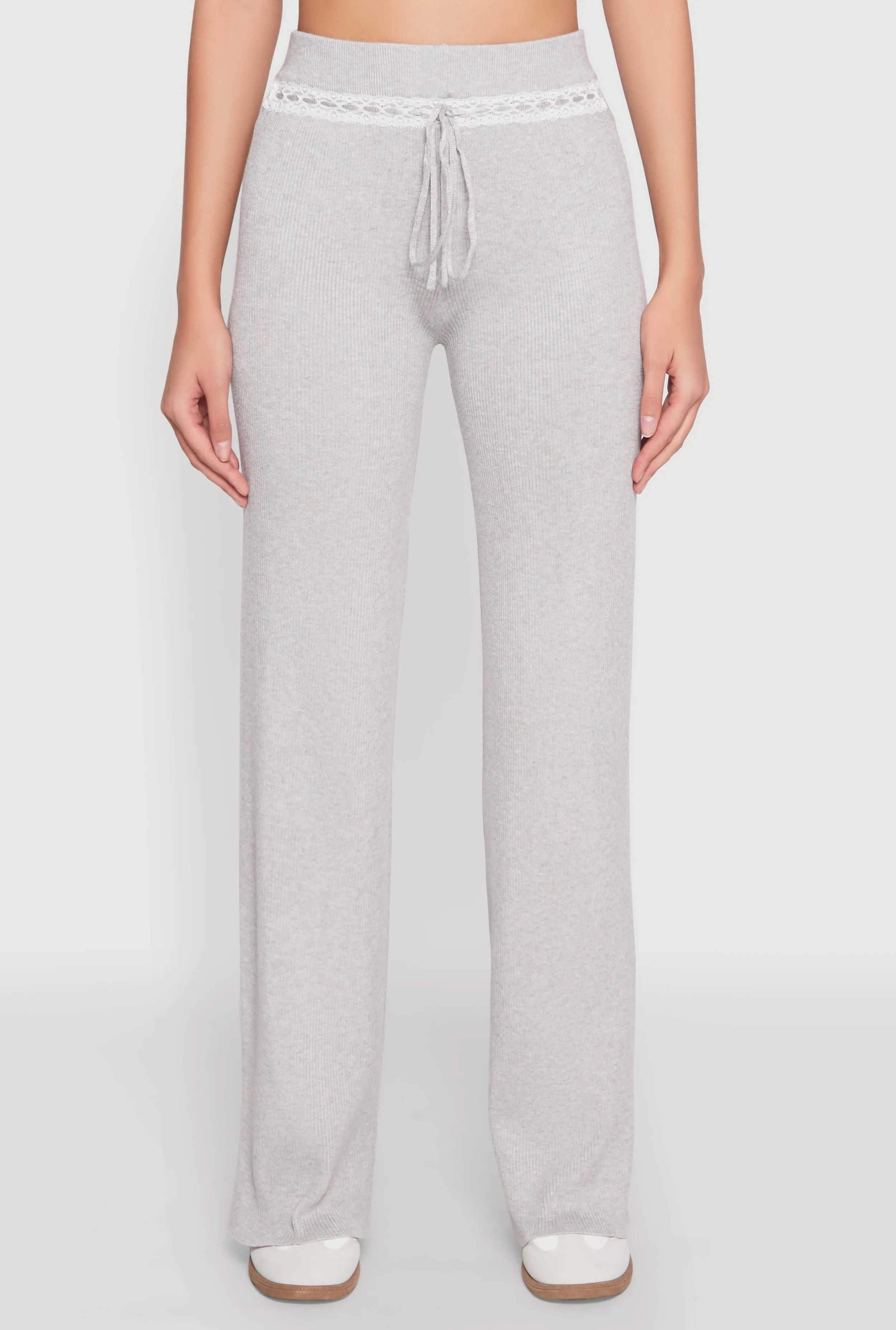 Almost Famous Lace Detail Wide Leg Pants sold by Rainbow product image thumbnail 3