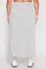 Plus Size Almost Famous Fleece Maxi Cargo Skirt sold by Rainbow