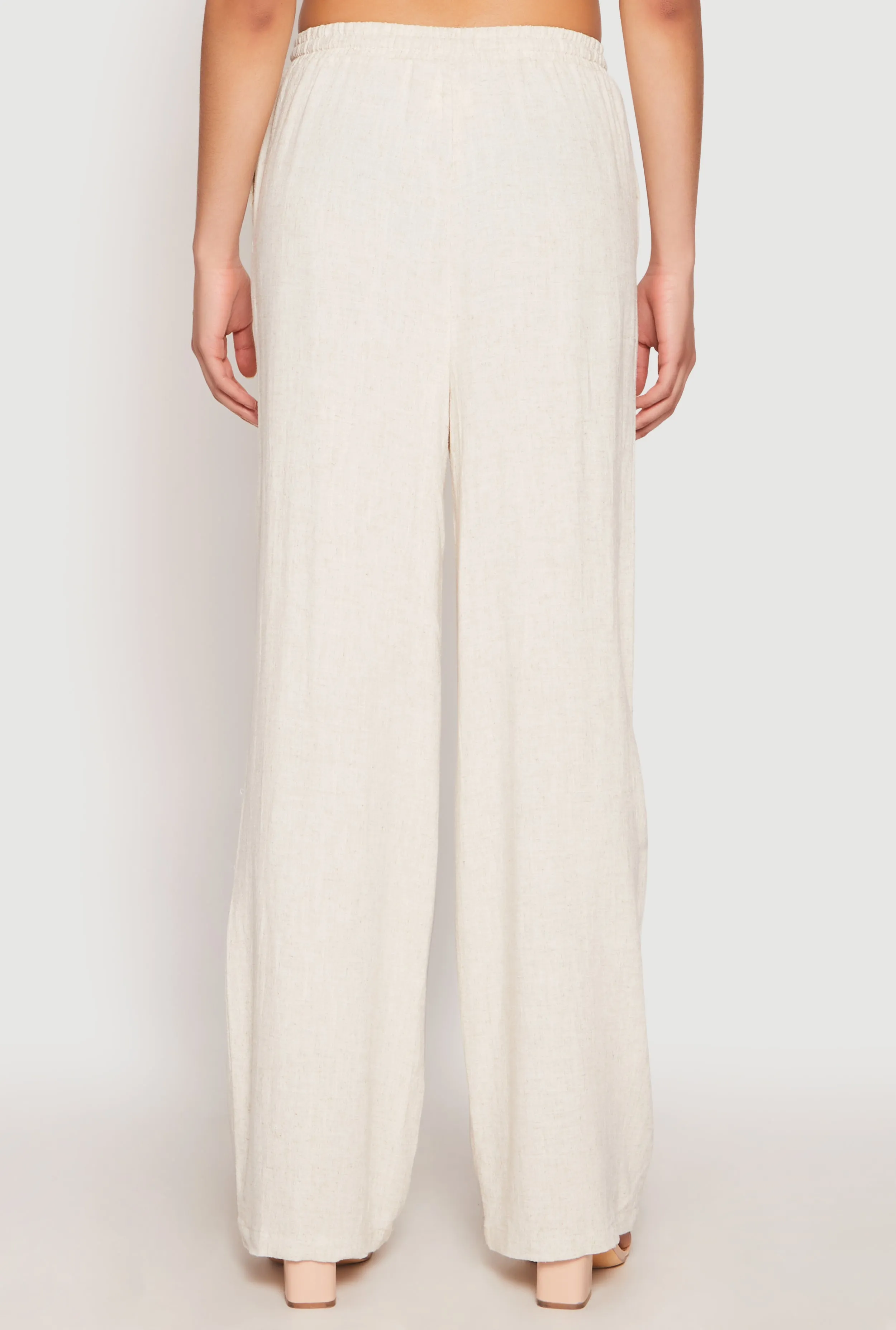 Linen Wide Leg Pants sold by Rainbow product image thumbnail 5