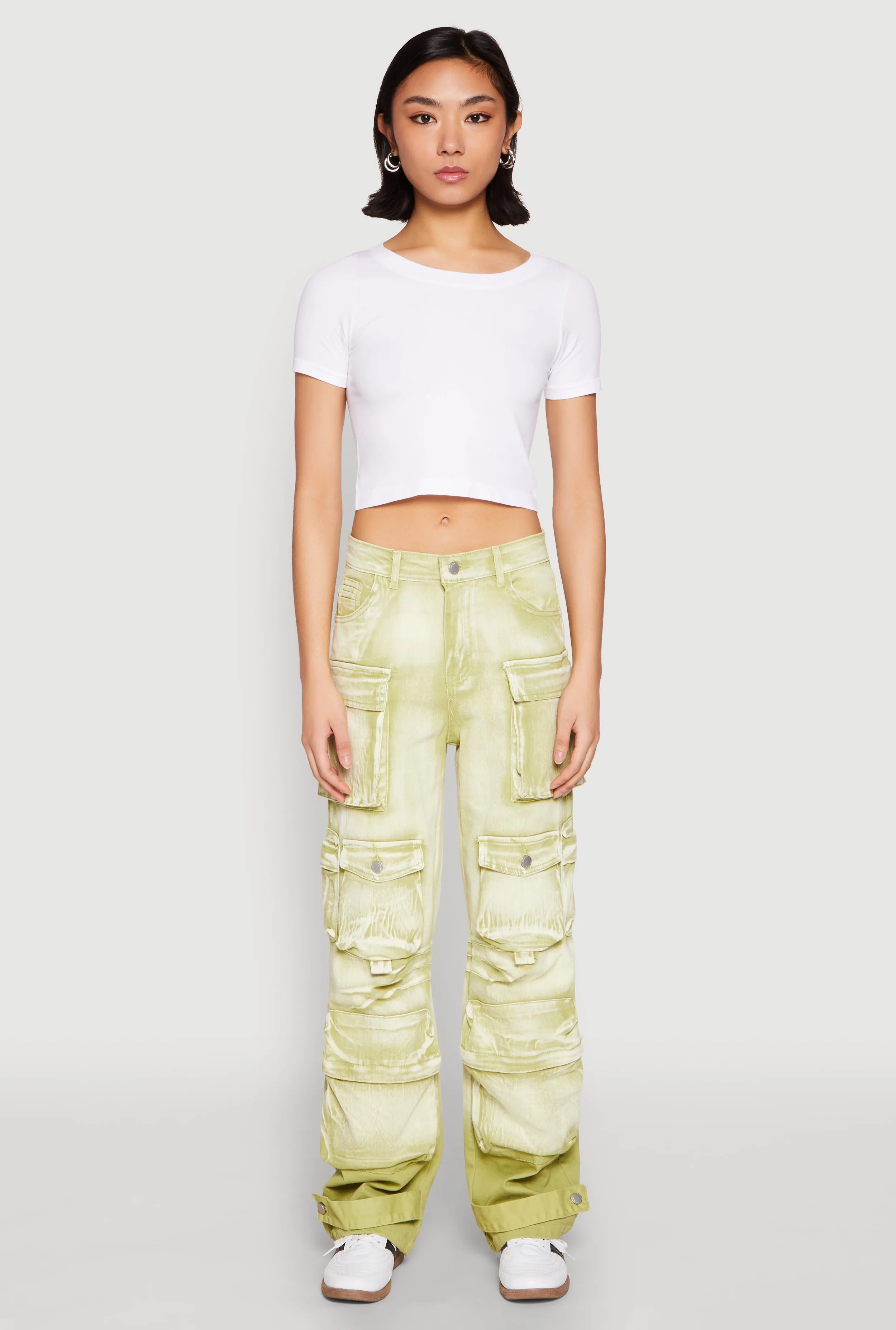 Daisy Mineral Wash Multi Pocket Cargo Jeans sold by Rainbow product image thumbnail 2