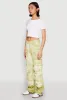 Daisy Mineral Wash Multi Pocket Cargo Jeans sold by Rainbow