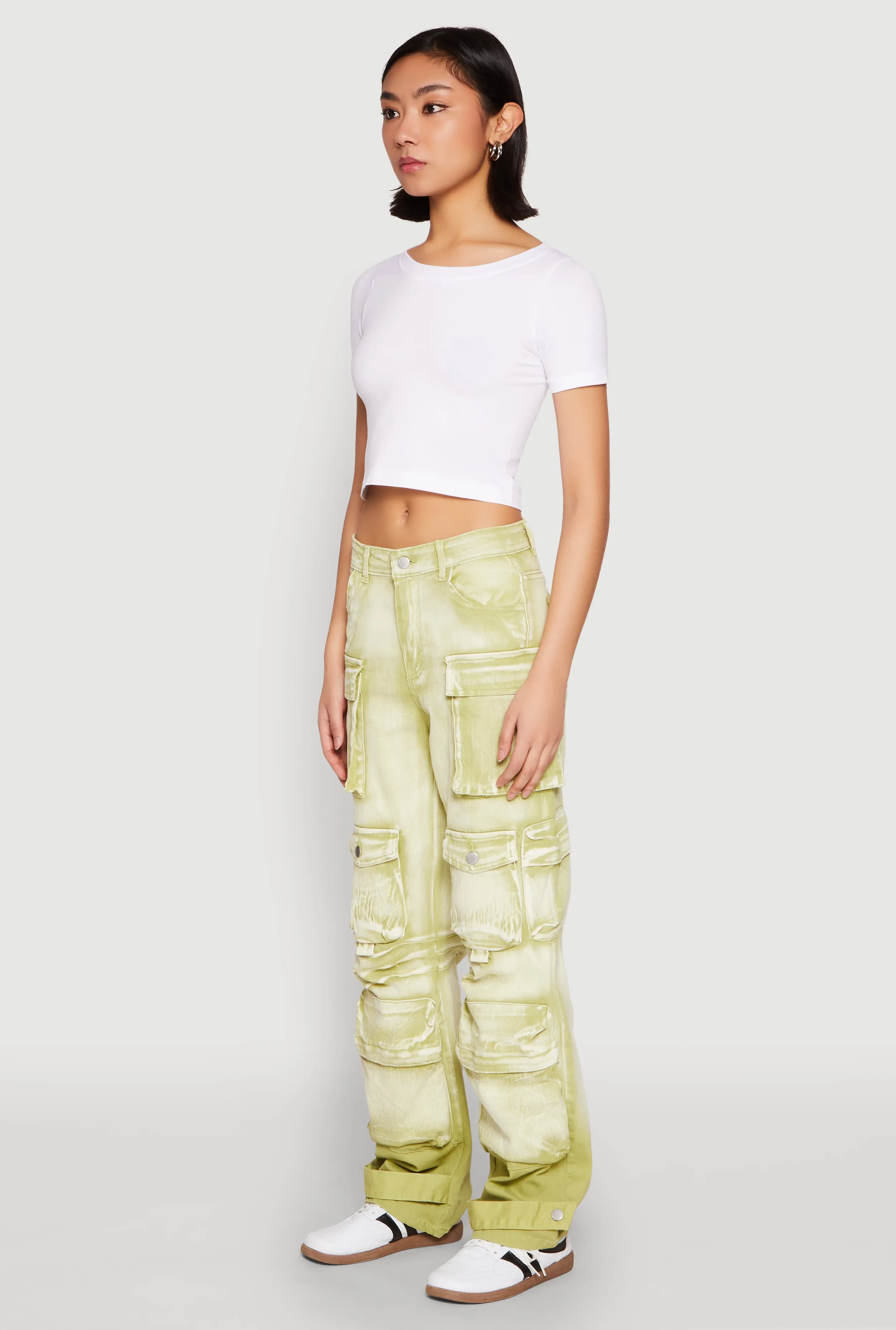 Daisy Mineral Wash Multi Pocket Cargo Jeans sold by Rainbow product image thumbnail 3