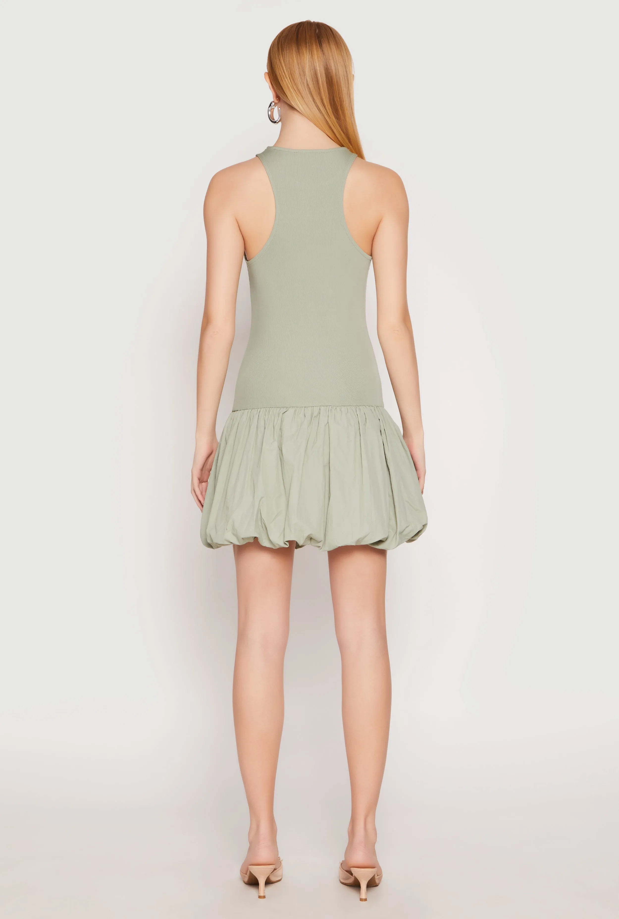 Almost Famous Racerback Tank Bubble Hem Dress sold by Rainbow product image thumbnail 5