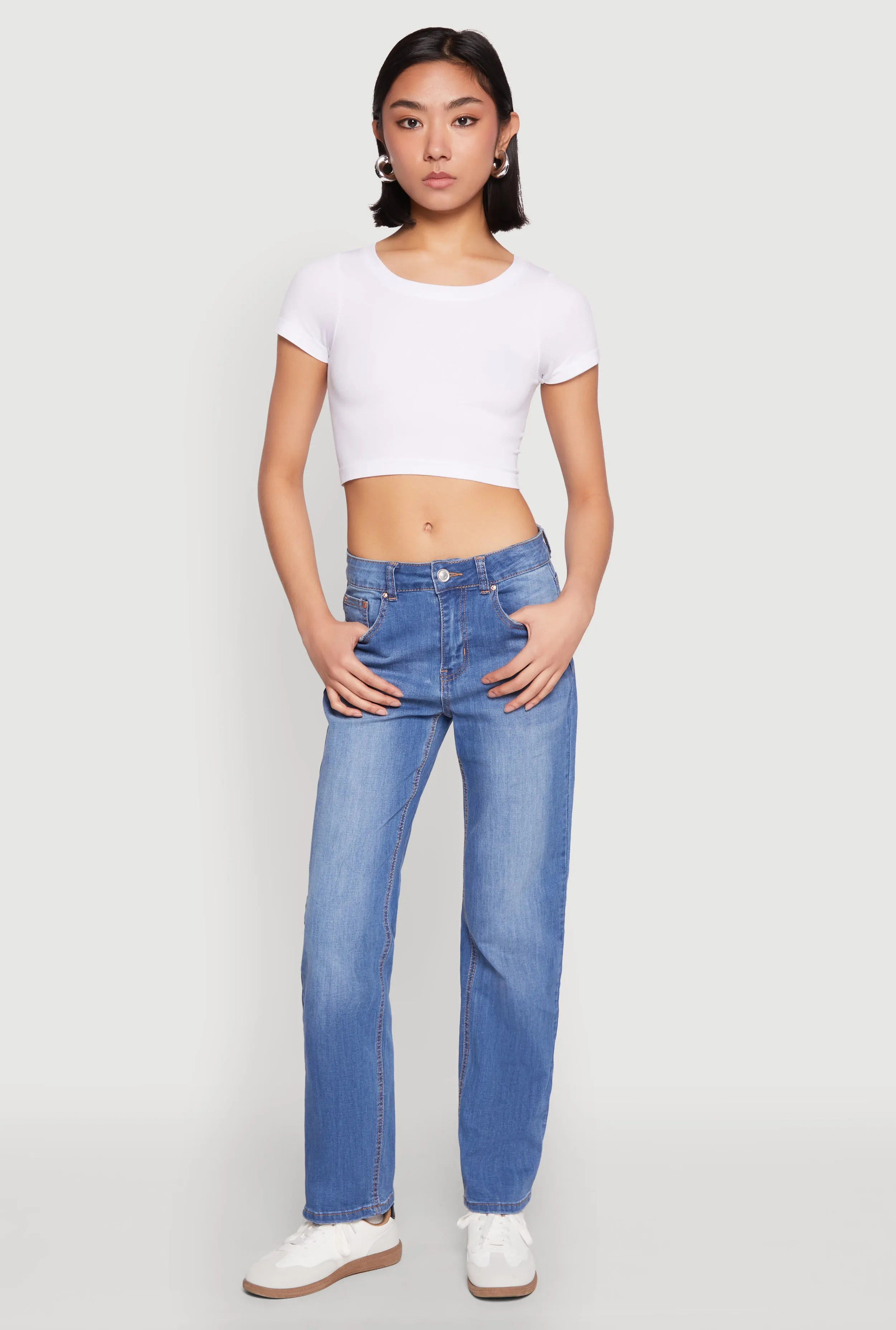 Seamless Short Sleeve Crop Top sold by Rainbow product image thumbnail 3