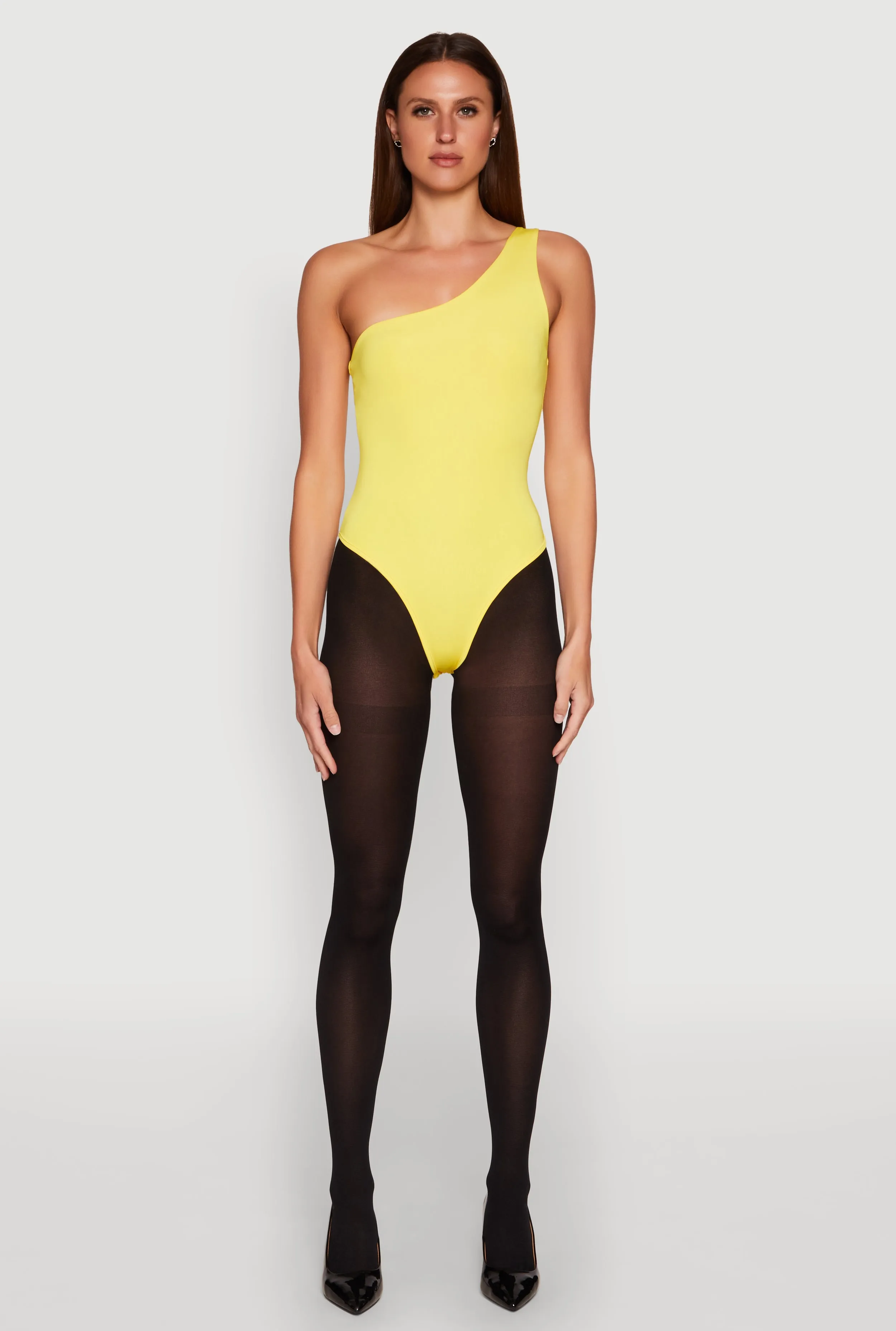 Daisy Sleeveless One Shoulder Bodysuit sold by Rainbow product image thumbnail 3