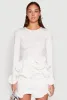 Long Sleeve Wired Ruffle Blouse sold by Rainbow