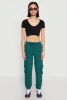 Fleece Cargo Drawstring Joggers sold by Rainbow