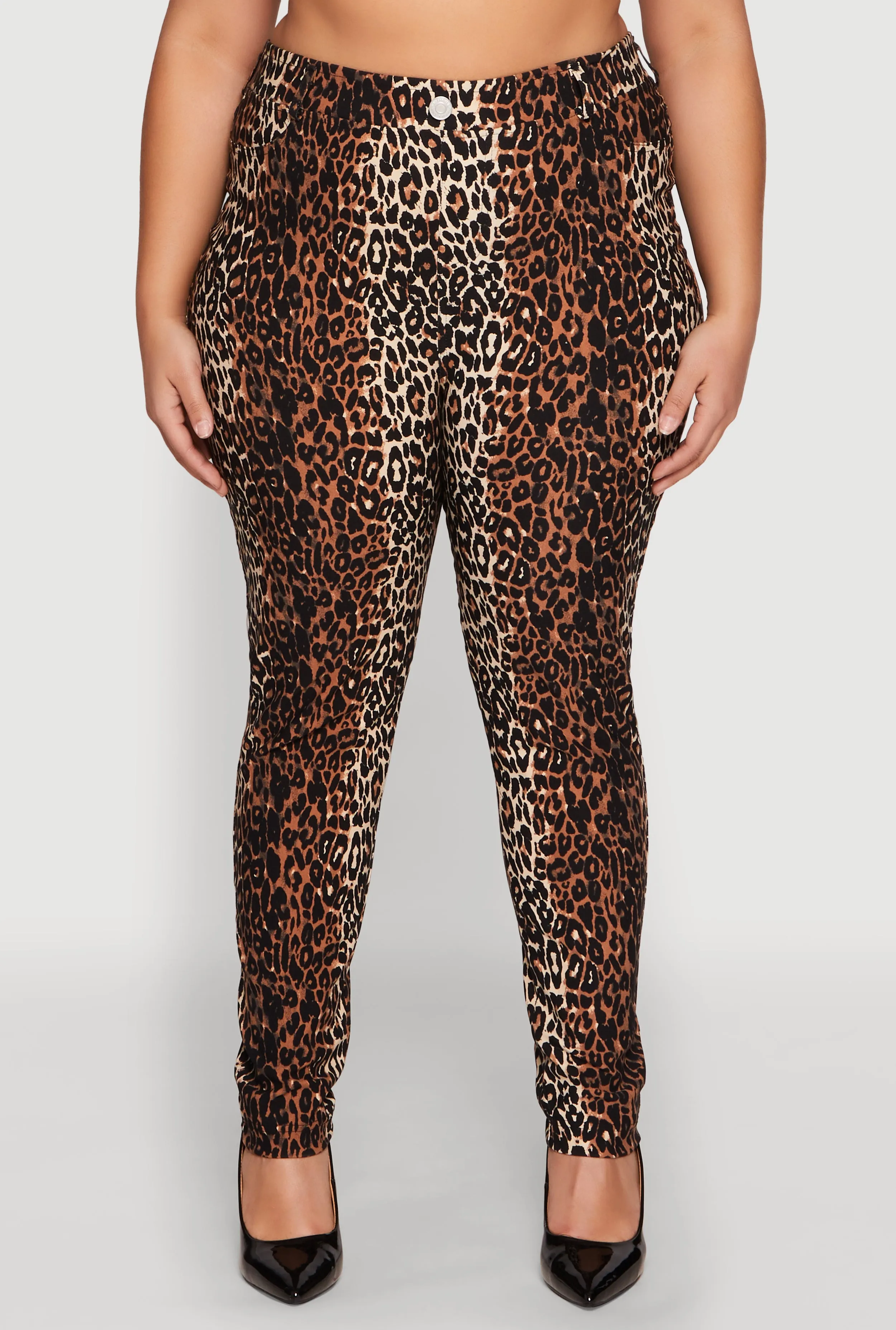 Plus Size Leopard Print Pants sold by Rainbow product image thumbnail 5