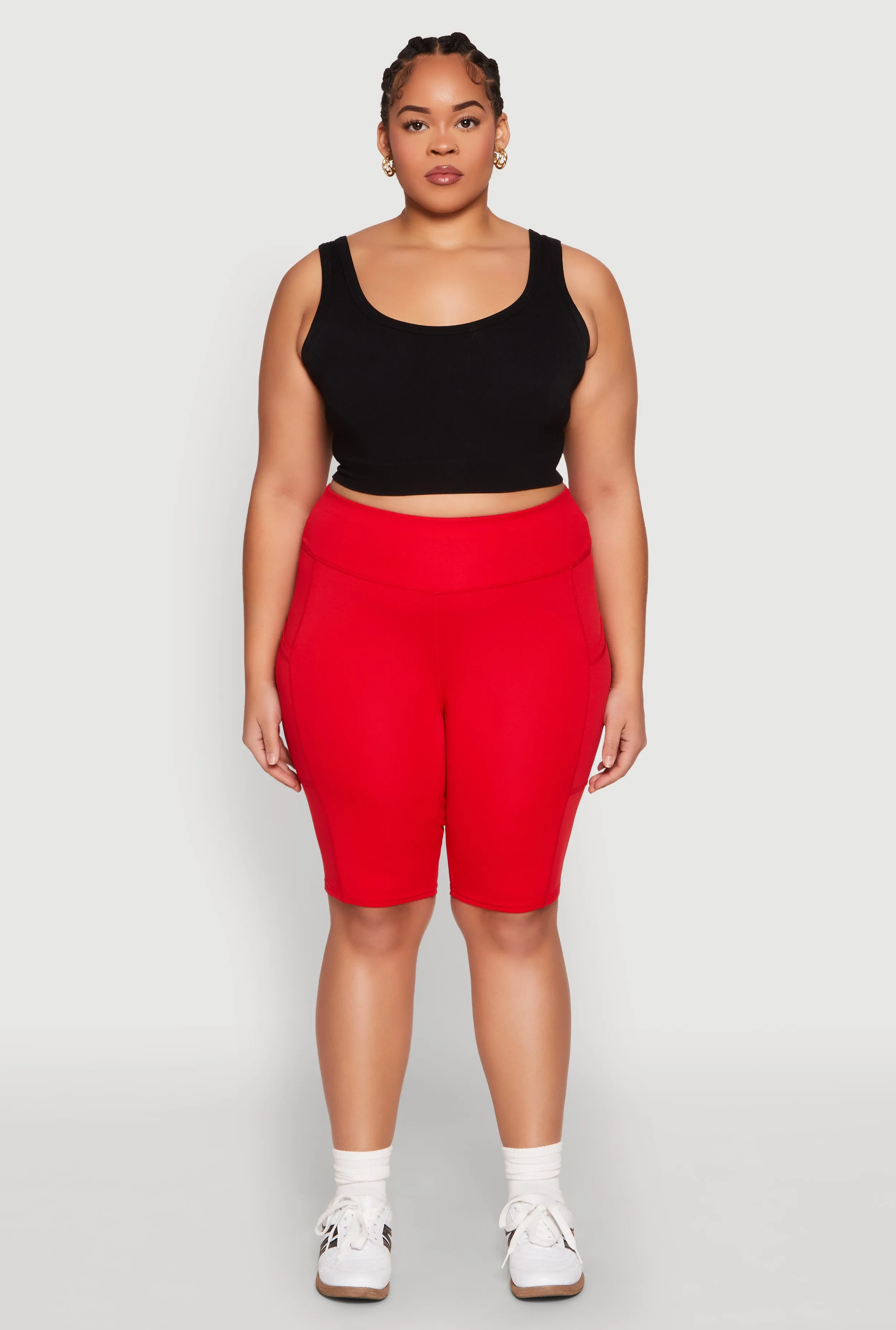 Plus Size Spandex Biker Shorts sold by Rainbow product image thumbnail 3