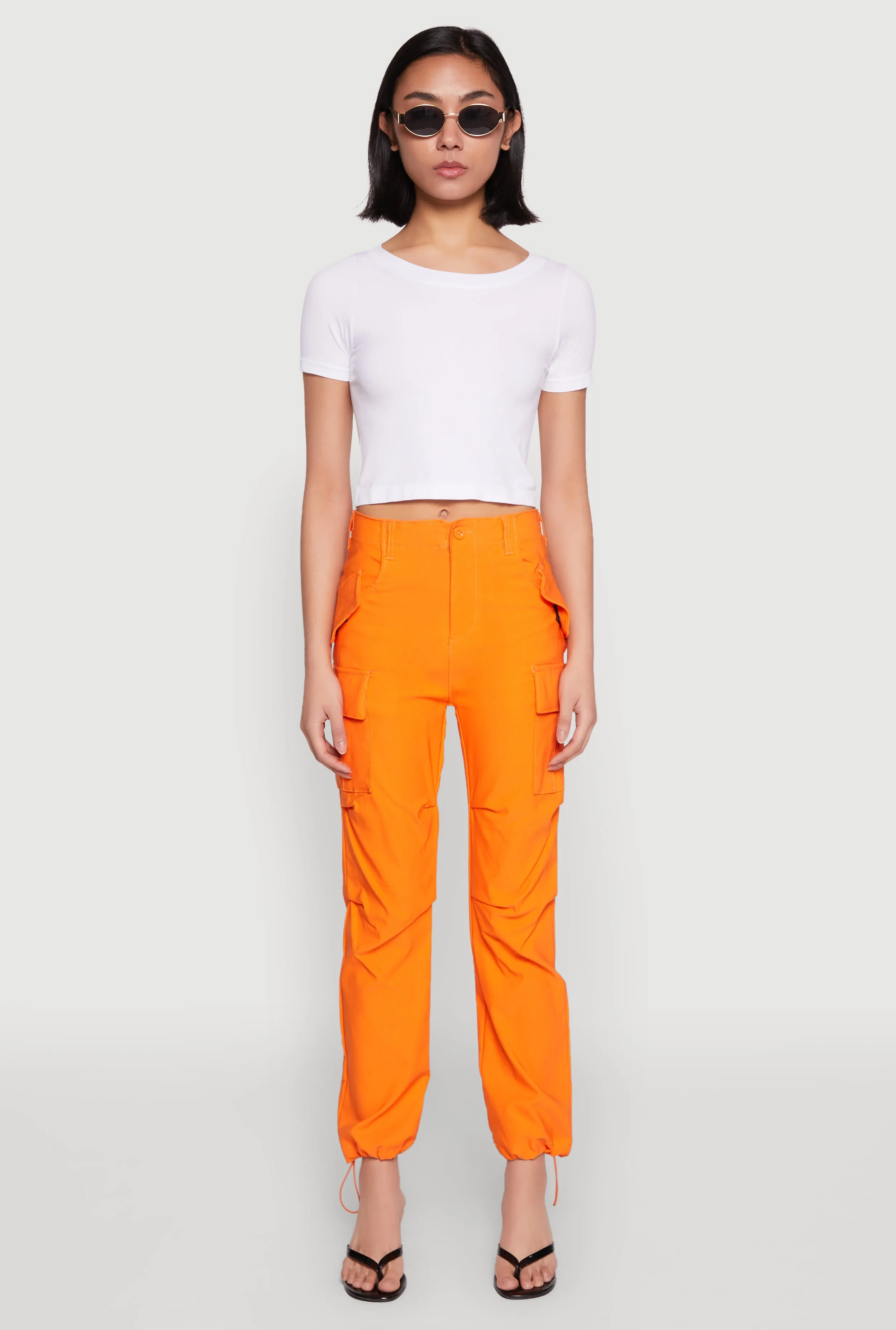 Toggle Drawstring Hem Utility Pants sold by Rainbow product image thumbnail 2