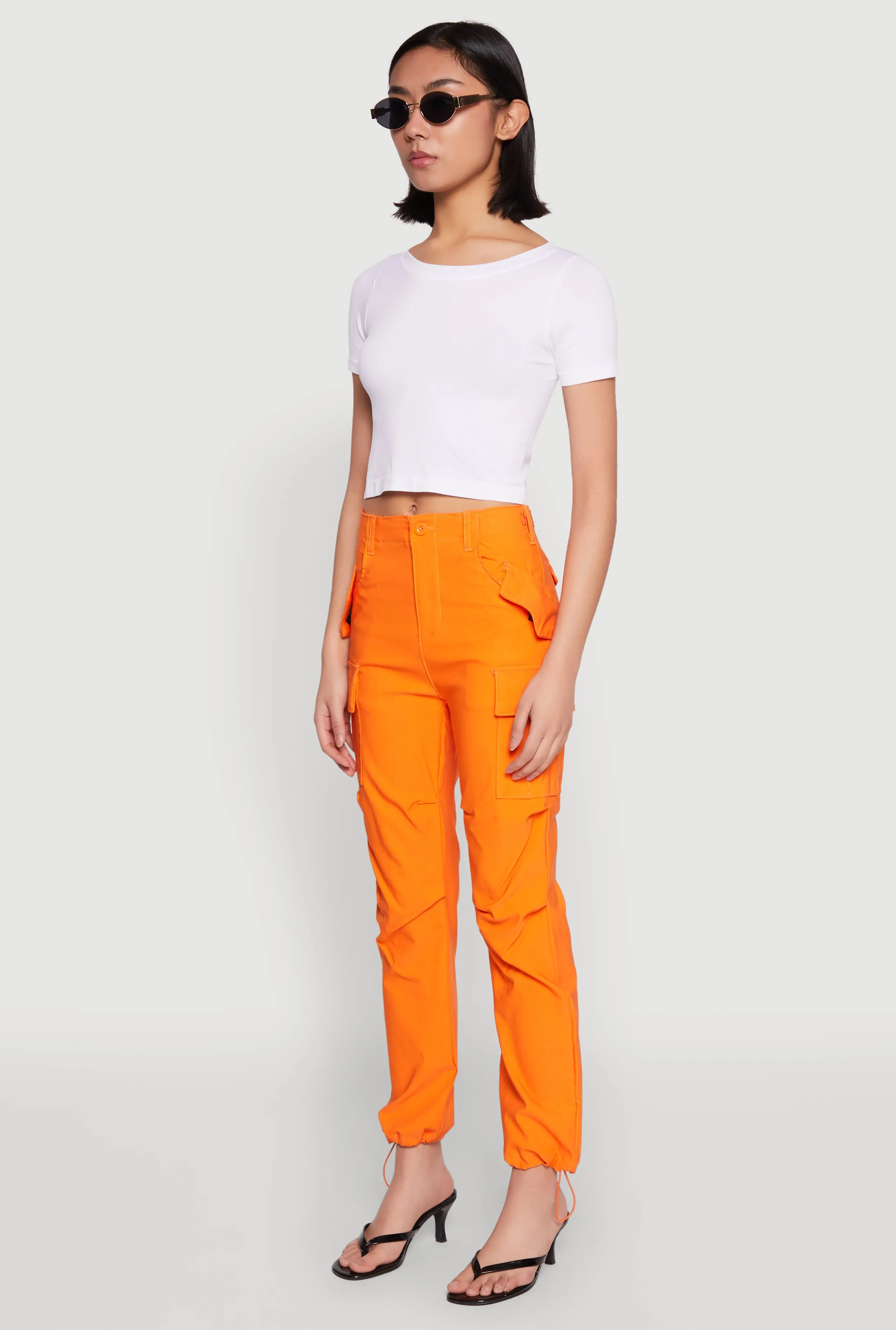 Toggle Drawstring Hem Utility Pants sold by Rainbow product image thumbnail 3