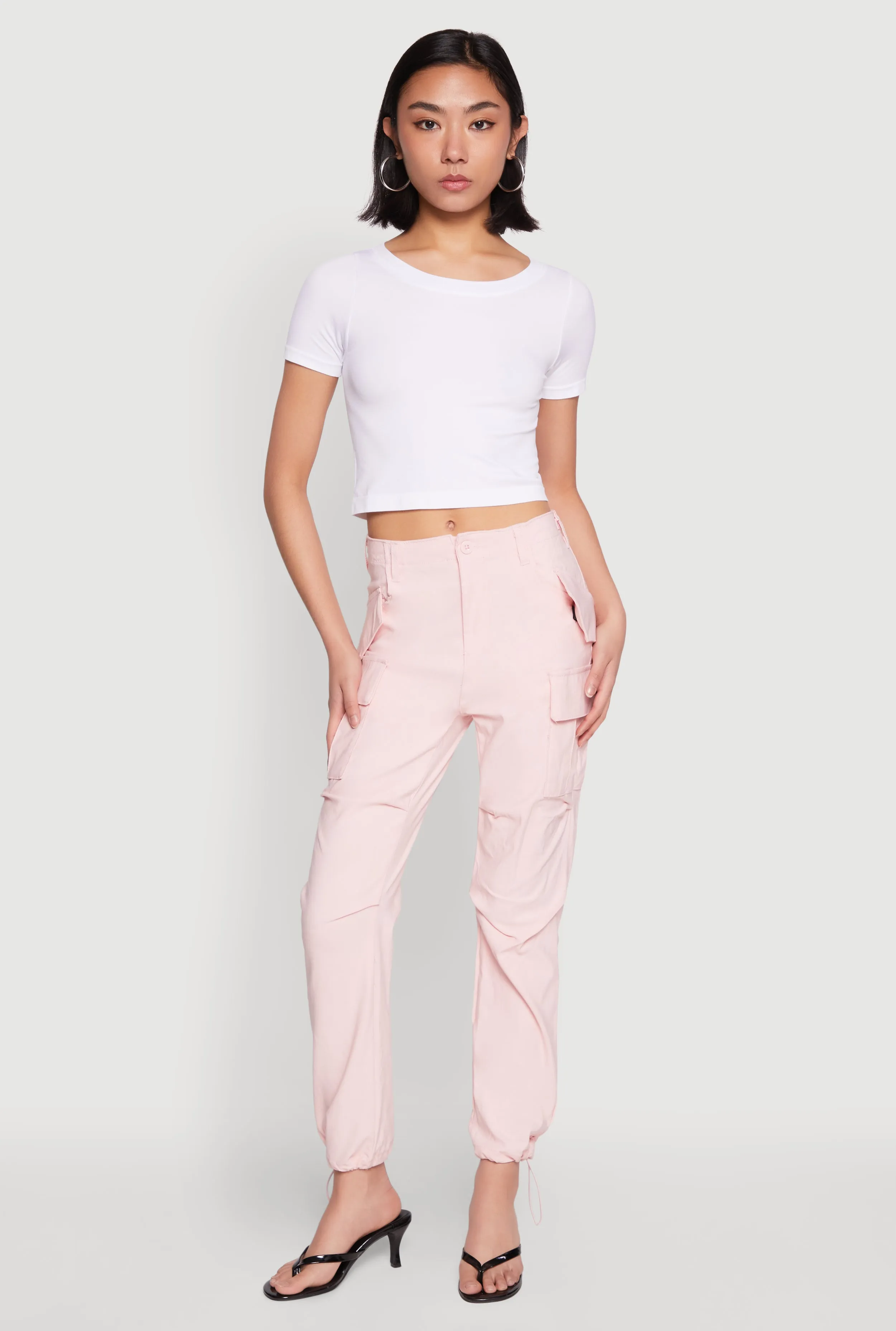 Toggle Drawstring Hem Utility Pants sold by Rainbow product image thumbnail 2