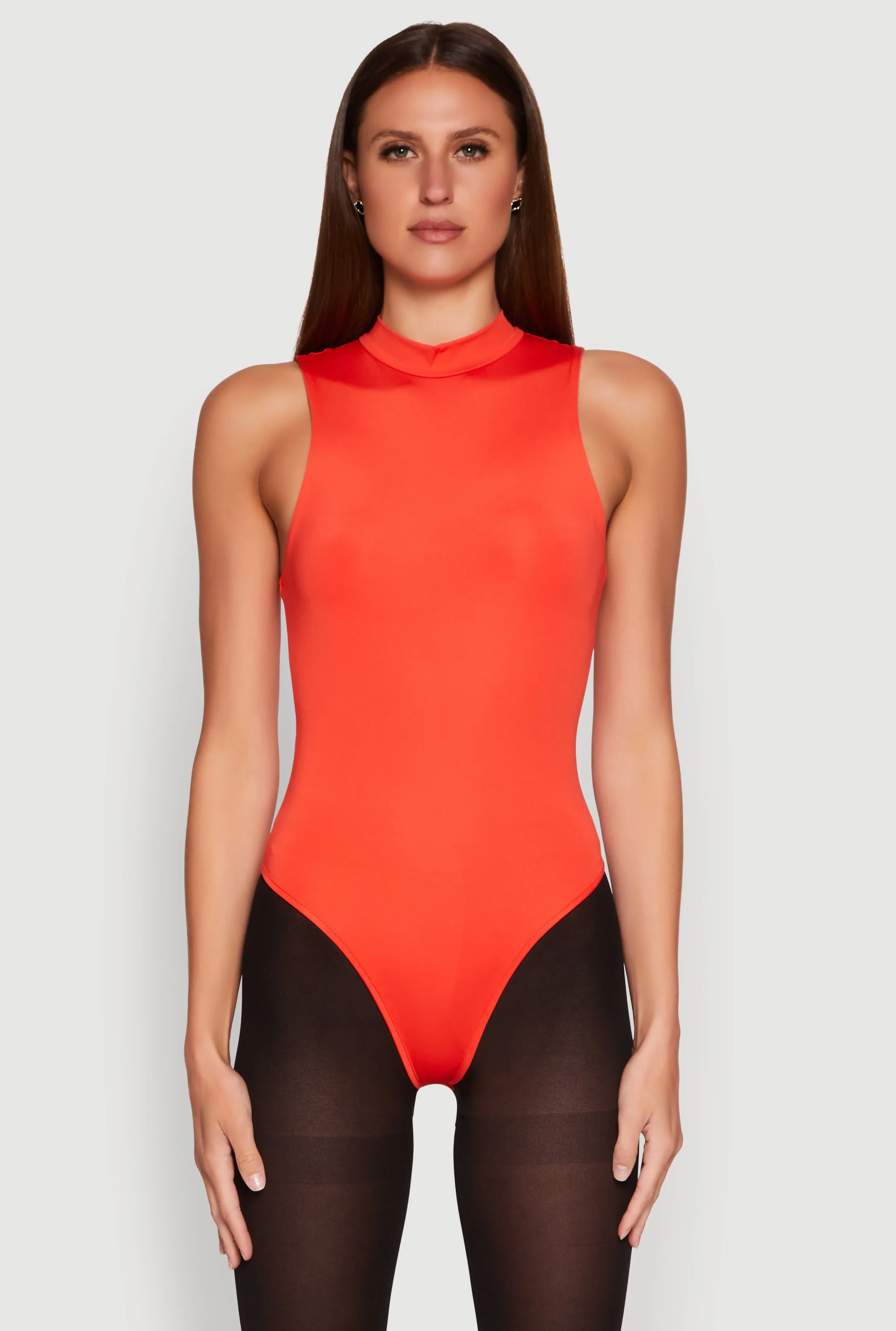 Daisy Mock Neck Tank Bodysuit sold by Rainbow product image thumbnail 2