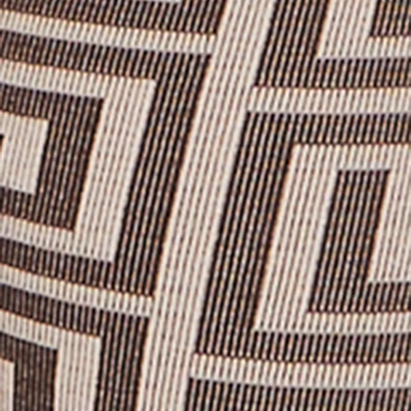 Color Block Greek Key Print Zip Front Hoodie sold by Rainbow product image thumbnail 4