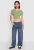 Seamless Short Sleeve Crop Top sold by Rainbow