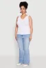 Plus Size Seamless Rib Knit Tank Top sold by Rainbow