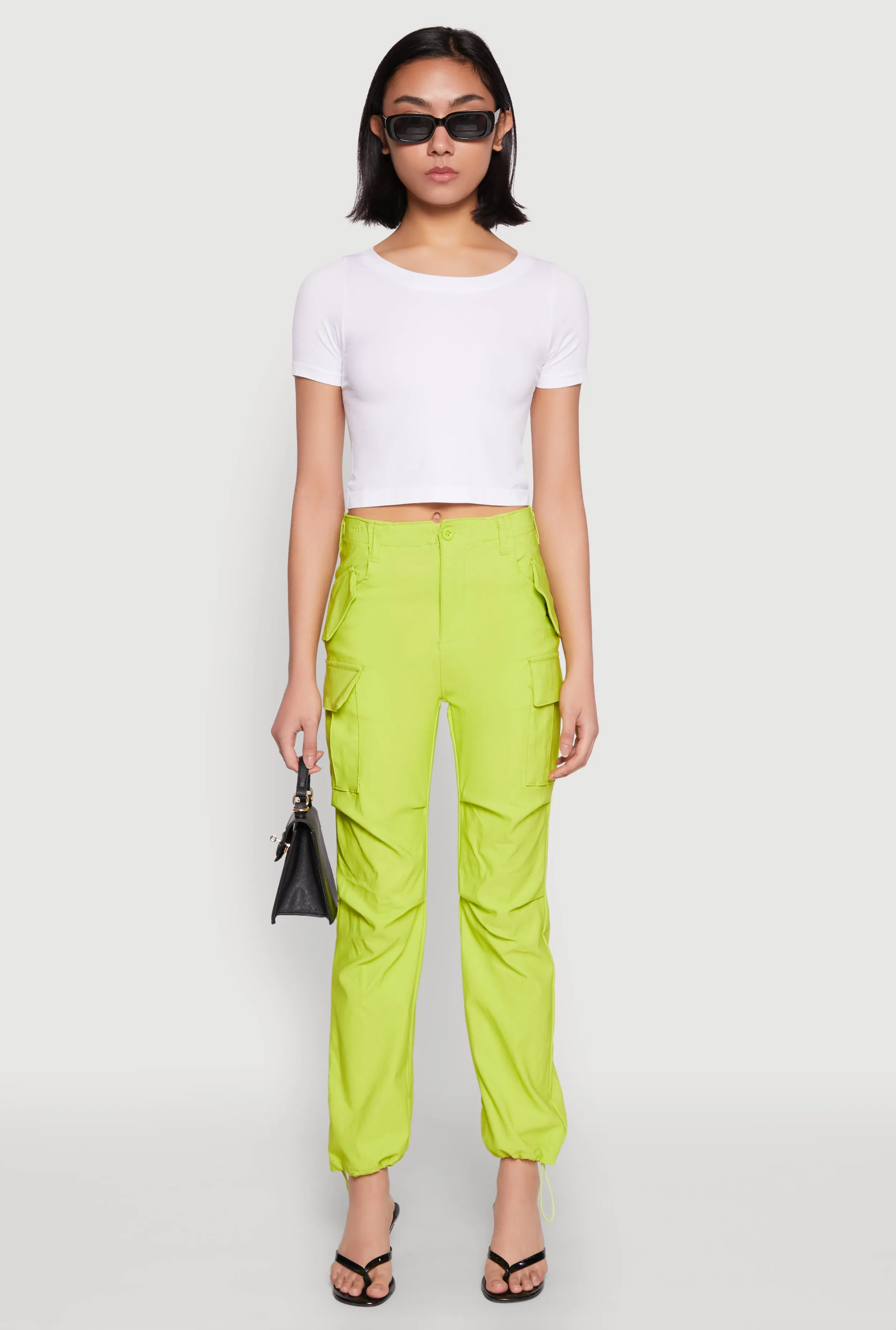 Toggle Drawstring Hem Utility Pants sold by Rainbow product image thumbnail 2