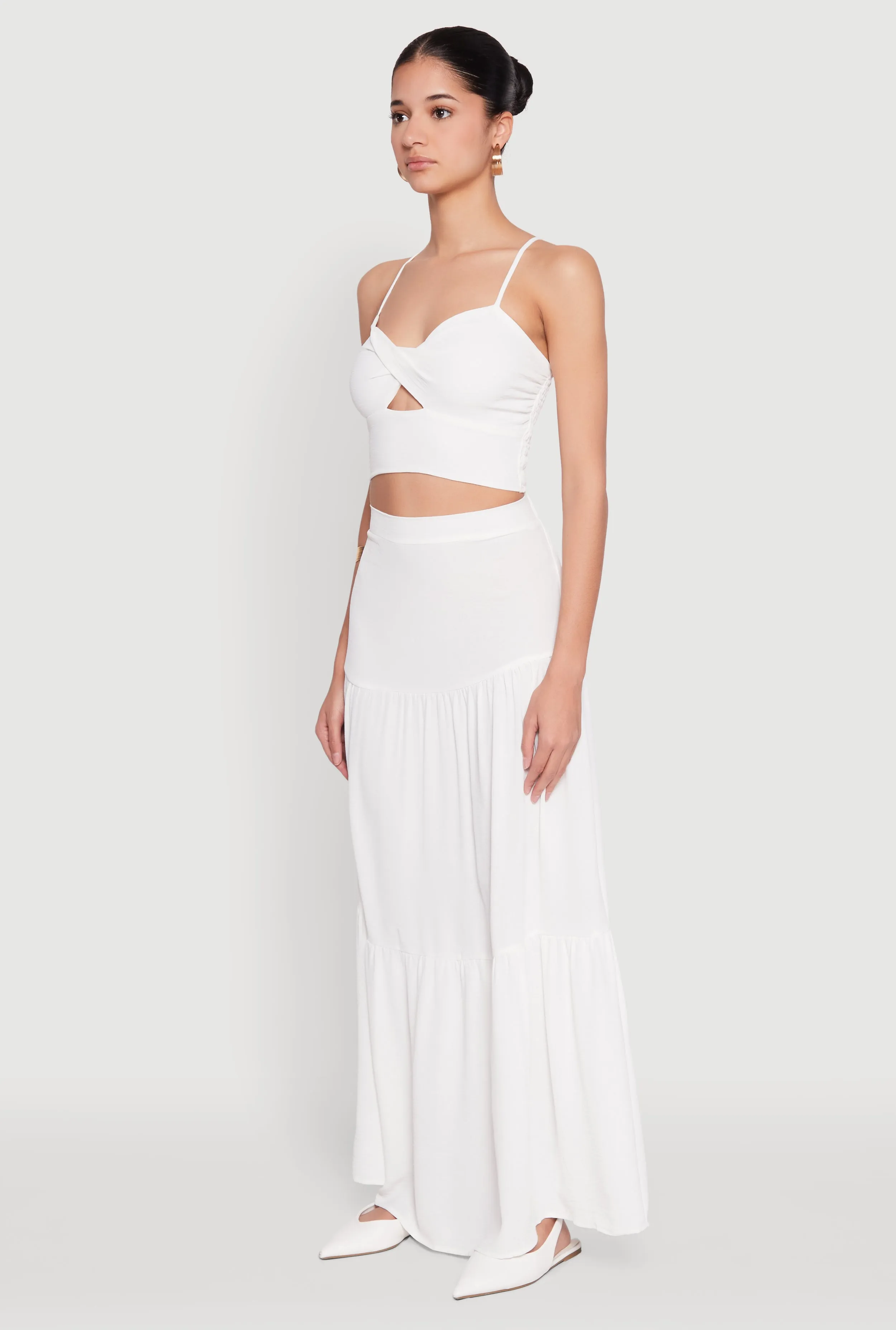 Airy Twist Front Crop Top sold by Rainbow product image thumbnail 5