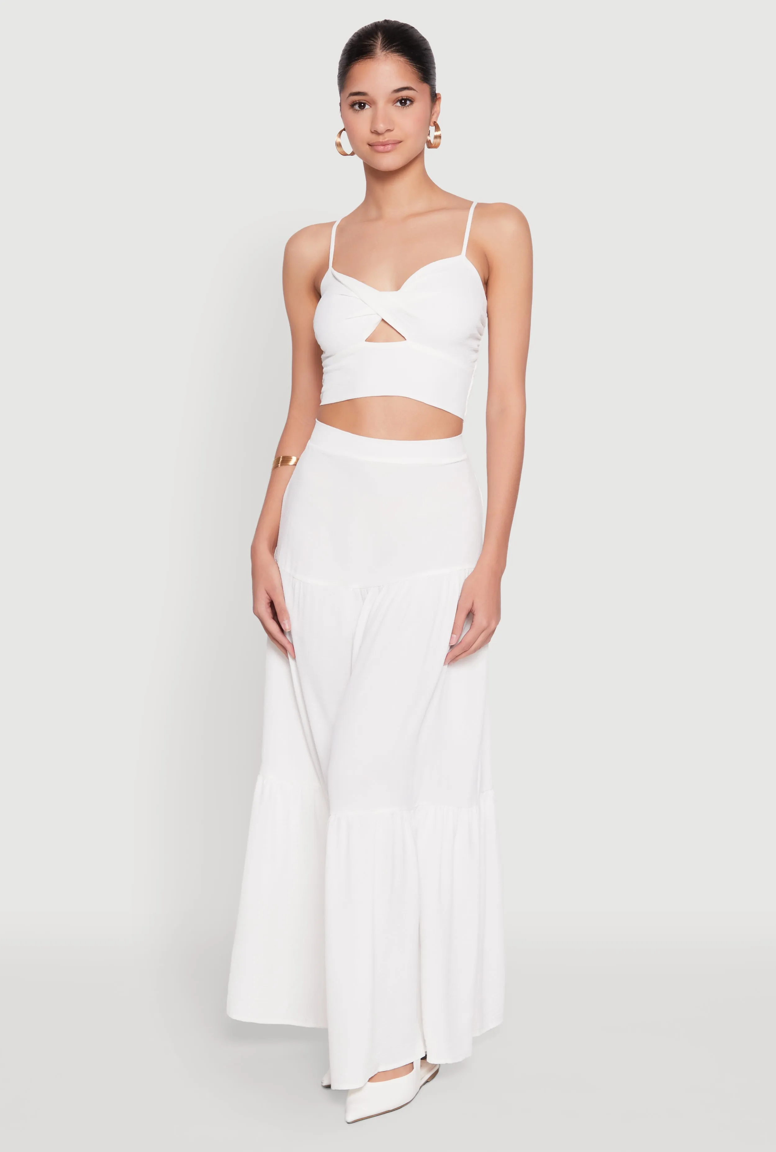 Airy Twist Front Crop Top sold by Rainbow product image thumbnail 2