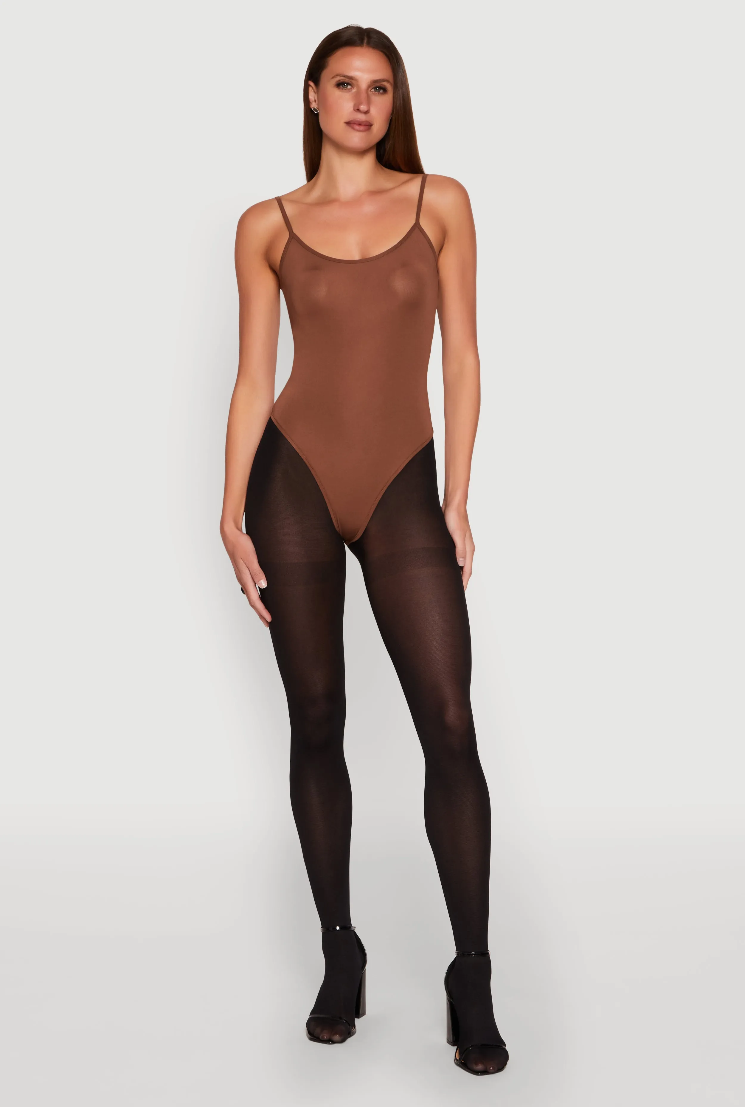 Daisy Scoop Neck Cami Bodysuit sold by Rainbow