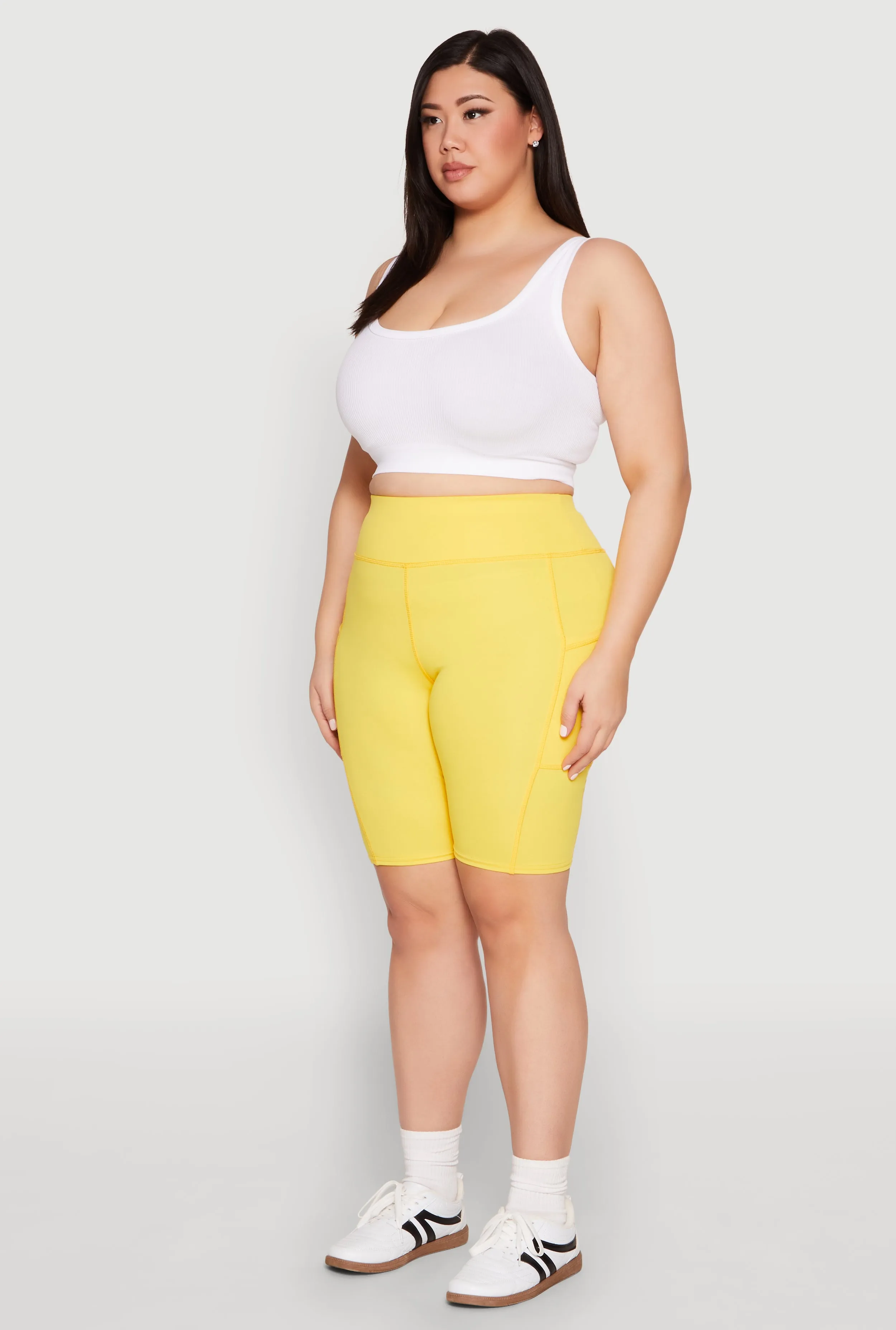 Plus Size Spandex Biker Shorts sold by Rainbow product image thumbnail 3