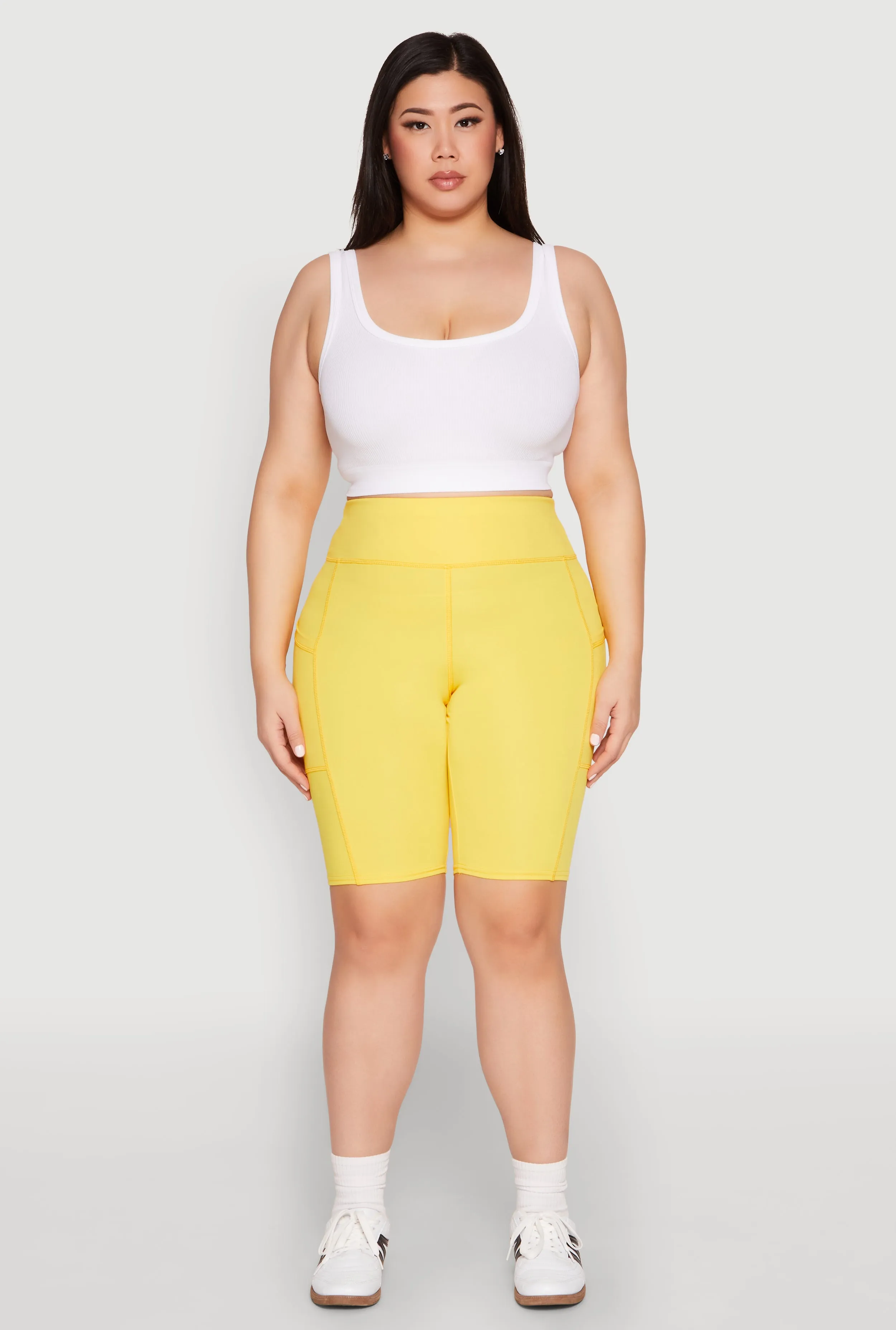 Plus Size Spandex Biker Shorts sold by Rainbow product image thumbnail 2