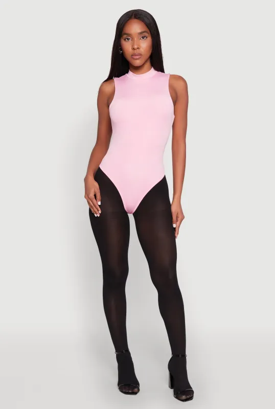 Daisy Mock Neck Tank Bodysuit sold by Rainbow