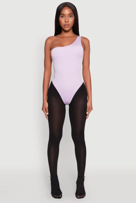 Daisy Sleeveless One Shoulder Bodysuit sold by Rainbow