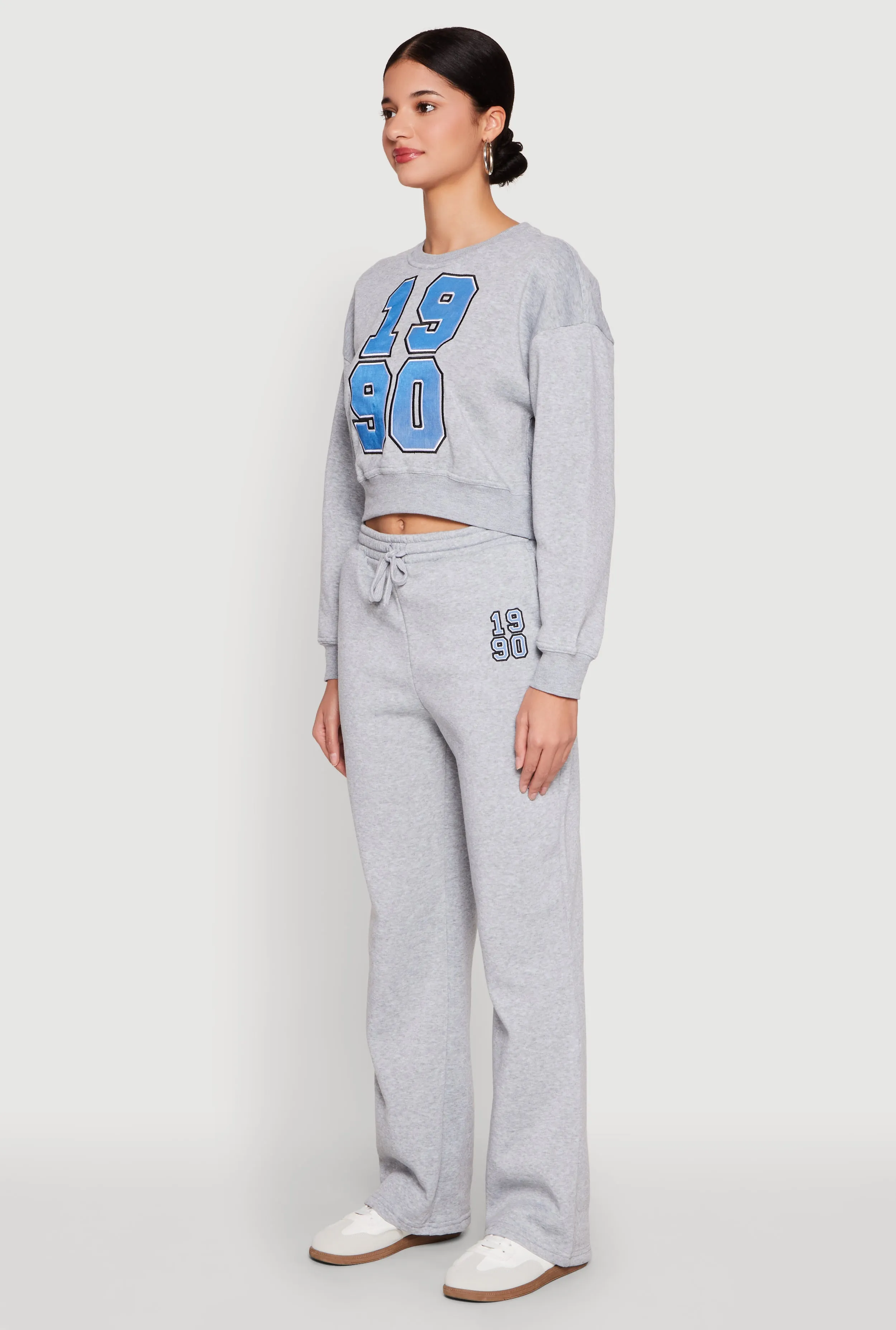 Fleece Graphic Cropped Sweatshirt sold by Rainbow product image thumbnail 5