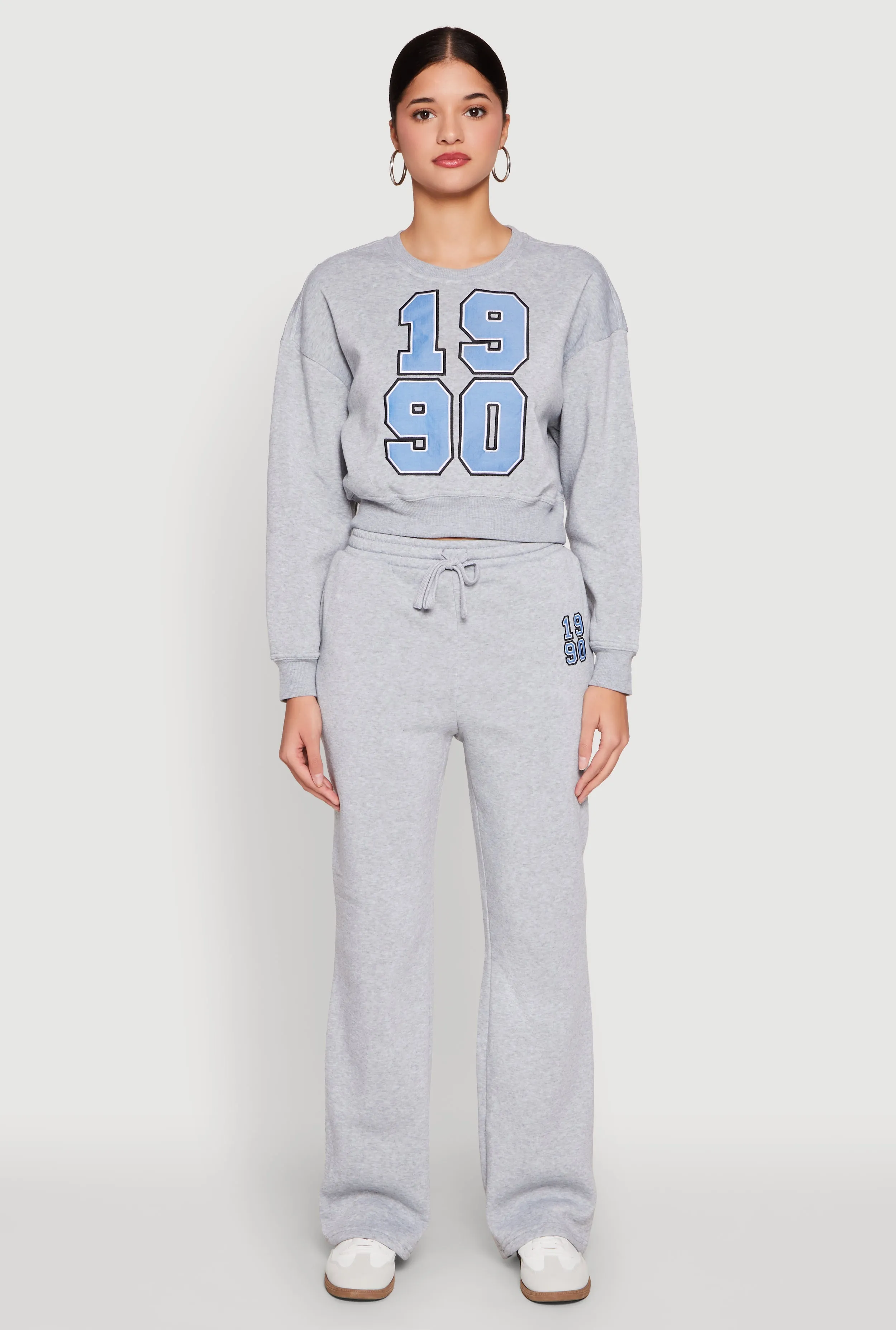 Fleece Graphic Cropped Sweatshirt sold by Rainbow product image thumbnail 2