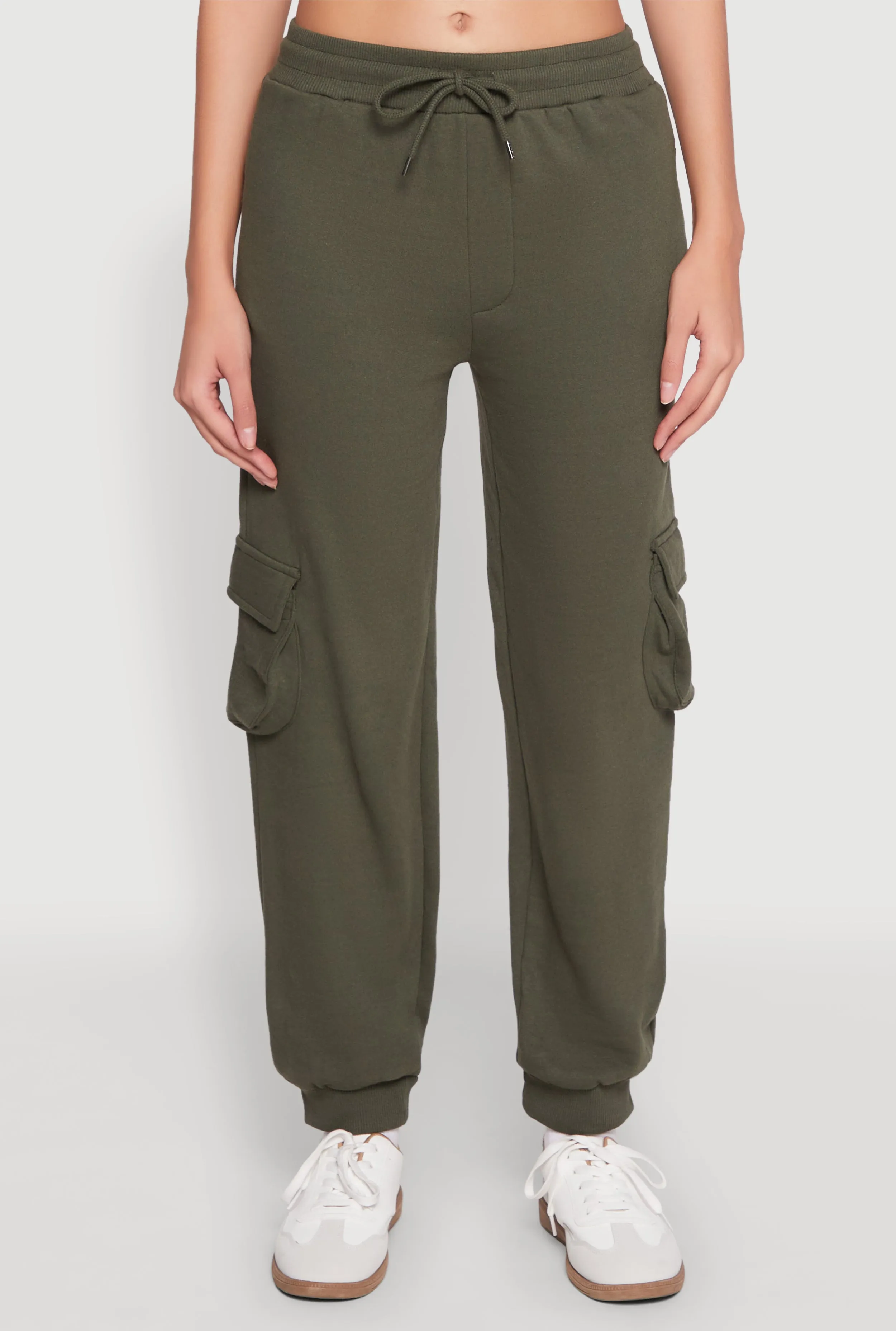 Fleece Cargo Drawstring Joggers sold by Rainbow product image thumbnail 5