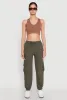 Fleece Cargo Drawstring Joggers sold by Rainbow