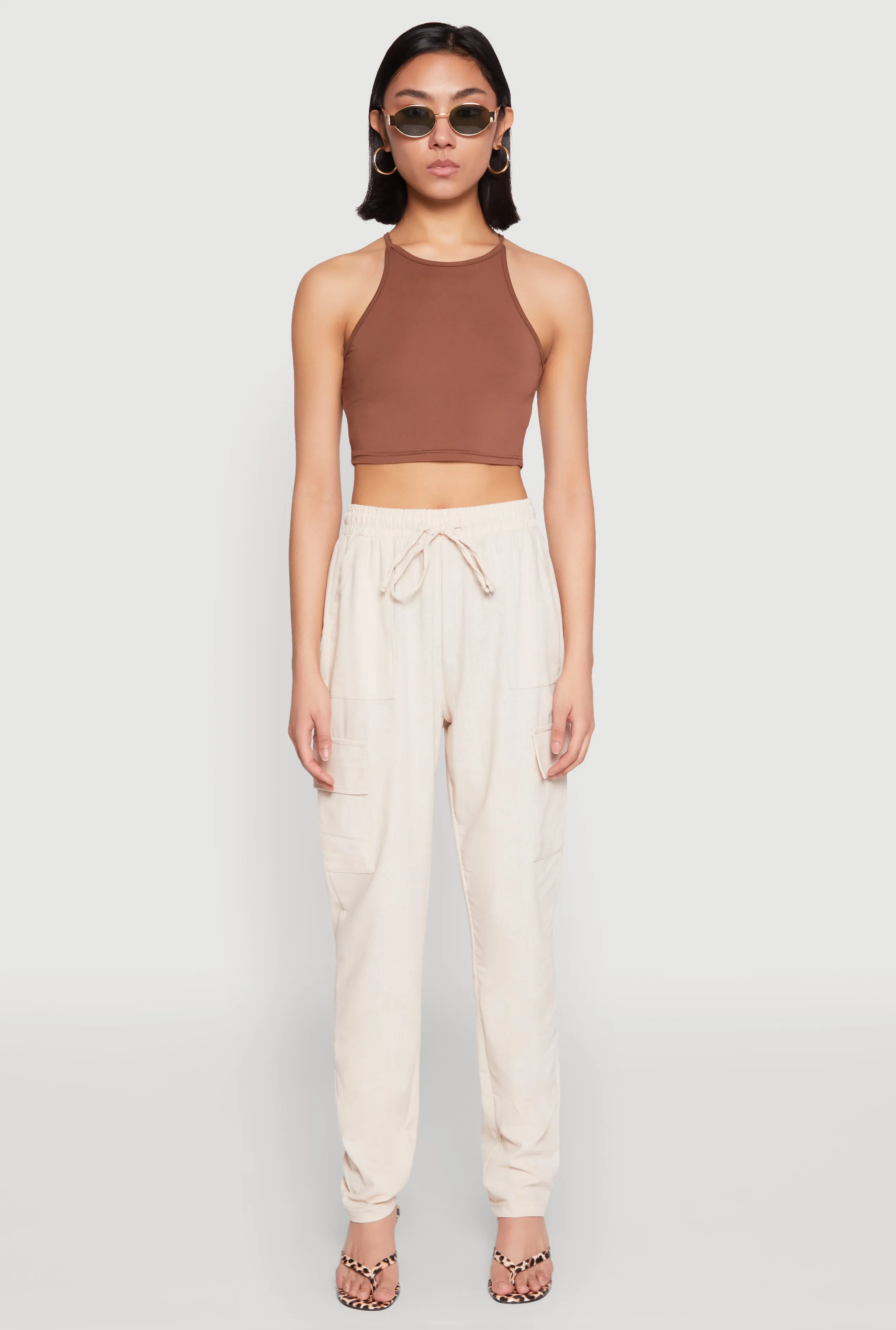 Linen Cargo Pants sold by Rainbow product image thumbnail 2