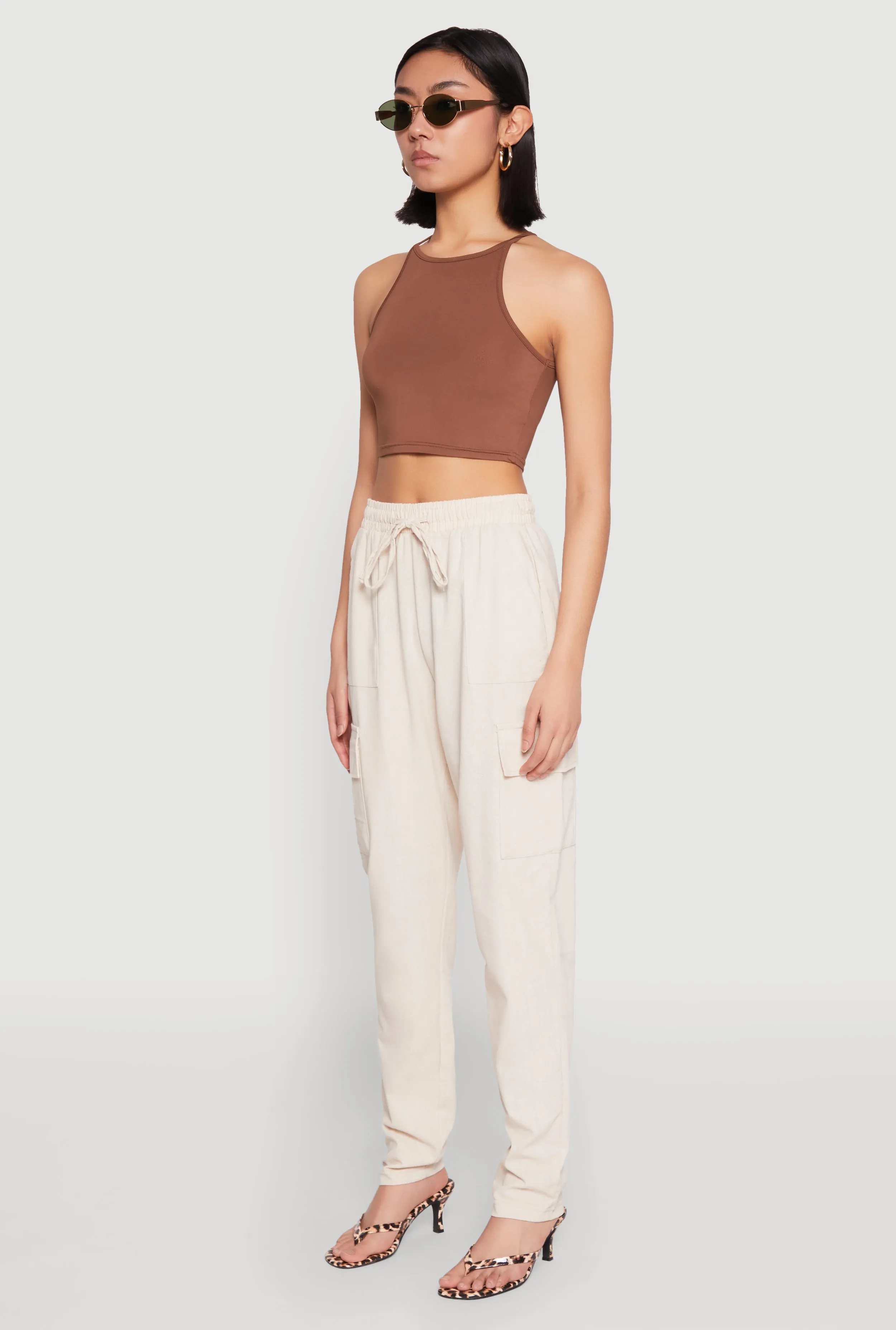 Linen Cargo Pants sold by Rainbow product image thumbnail 3